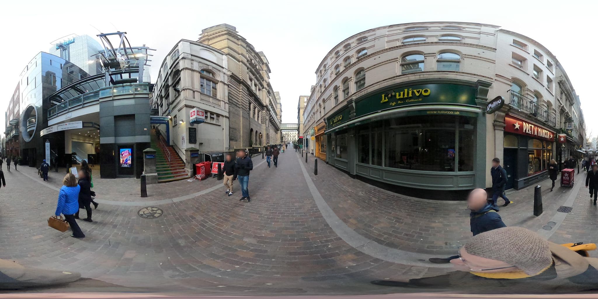 Street view near Thistle Charing Cross, London — © peterleth (CC BY-SA · Mapillary)