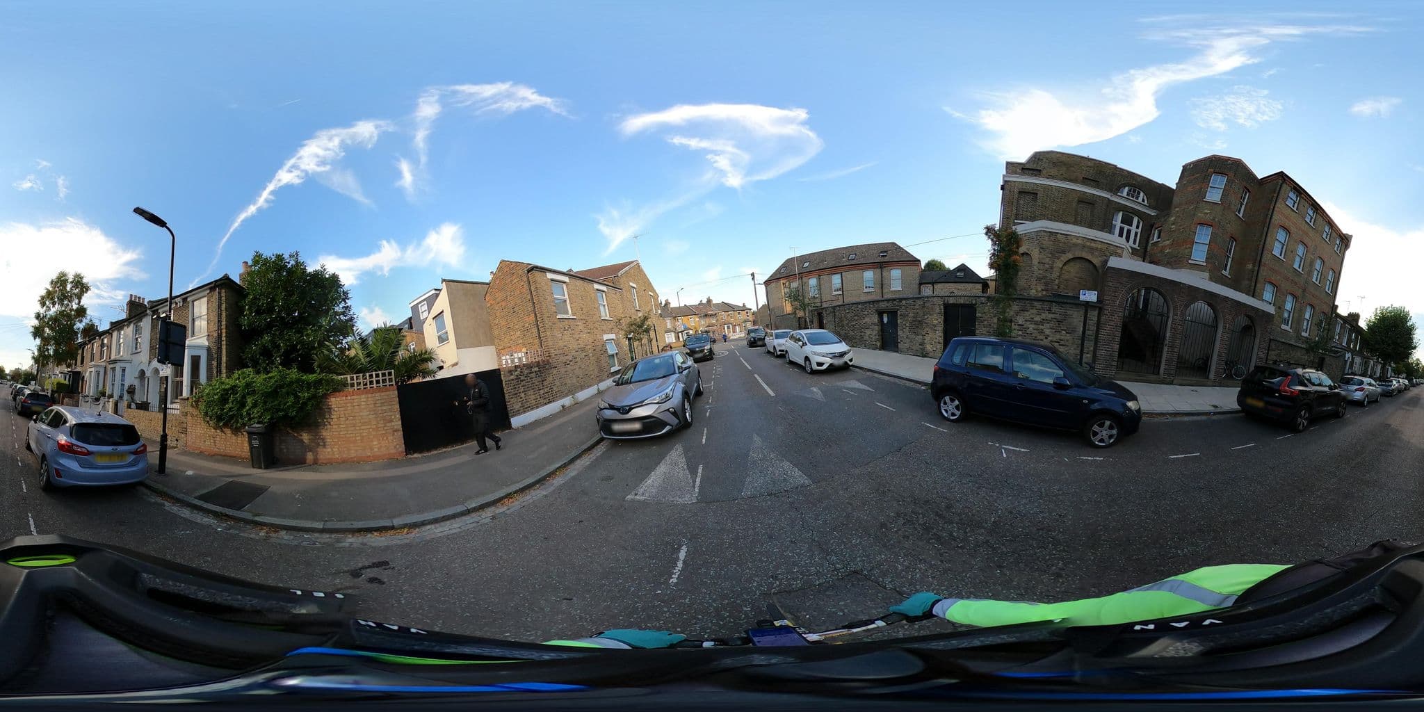 Street view near Sacred Heart Lodge, Leyton — © Stefdegreef (CC BY-SA · Mapillary)