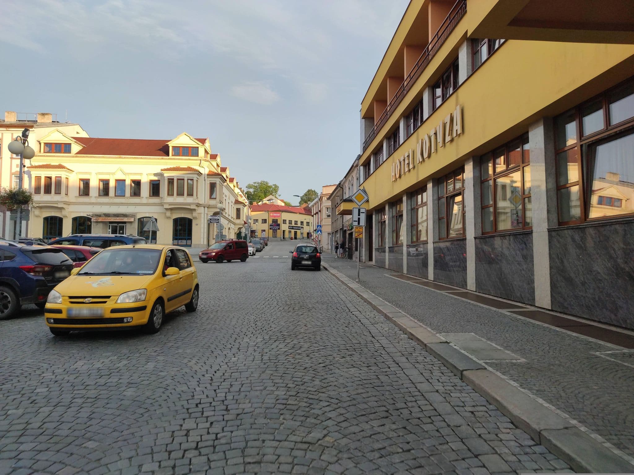 Street view near Hotel Kotyza, Humpolec — © martinpoljak (CC BY-SA · Mapillary)