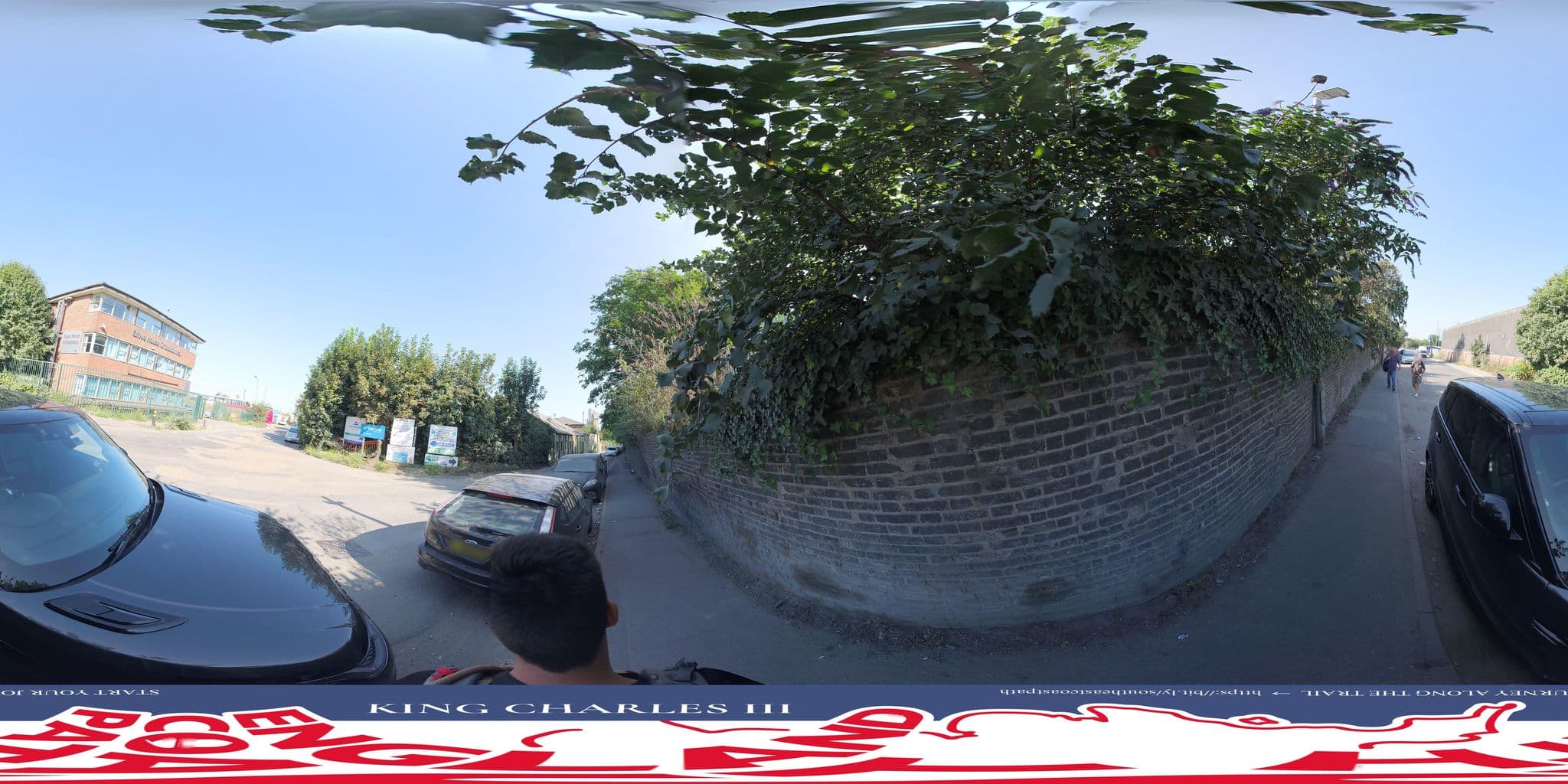 Street view near CPI Mortars, Swanscombe — © EnglandCoastPath (CC BY-SA · Mapillary)