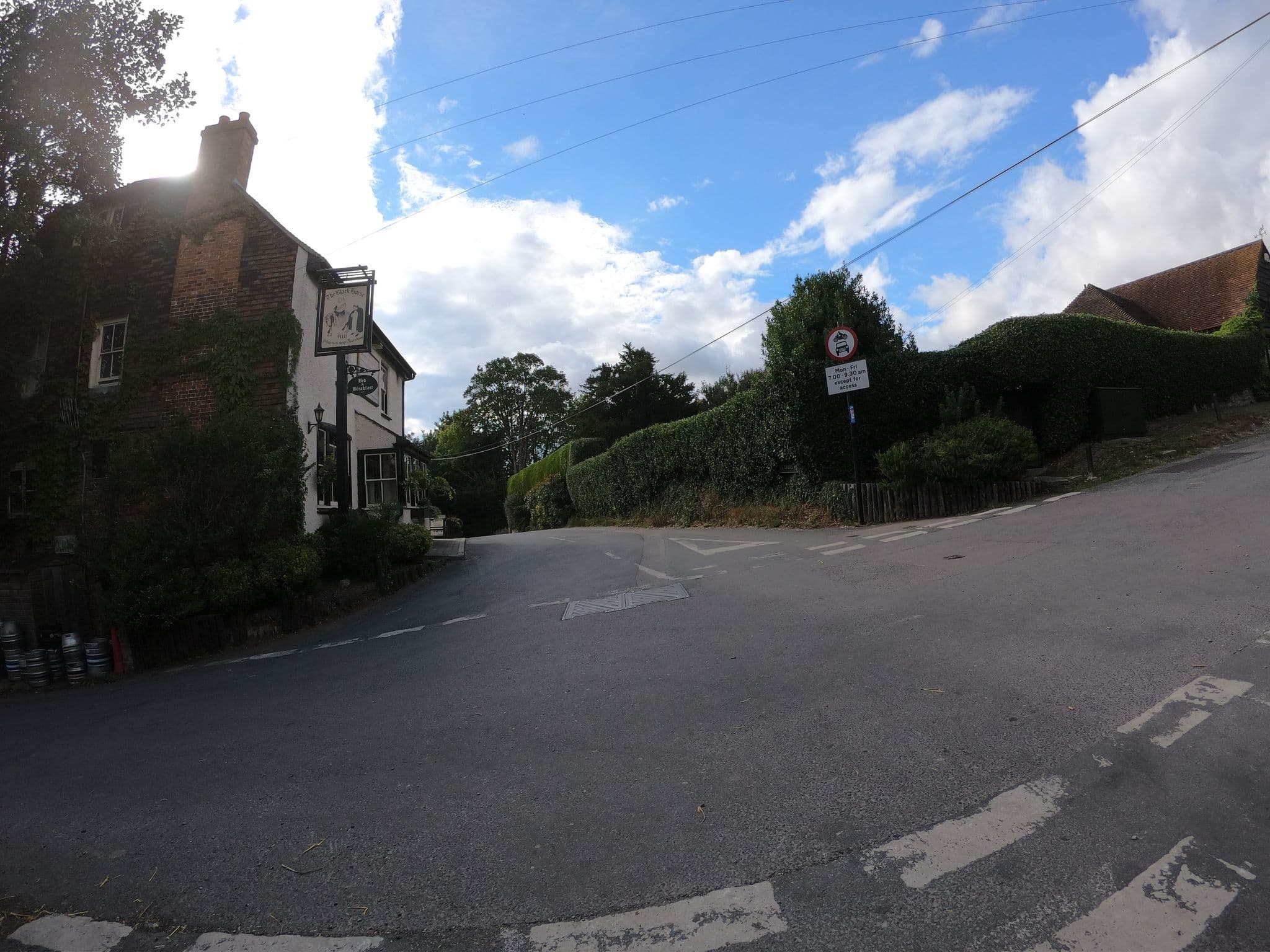 Street view near Thurnham Keep Bed and Breakfast, Maidstone — © paulbiv (CC BY-SA · Mapillary)
