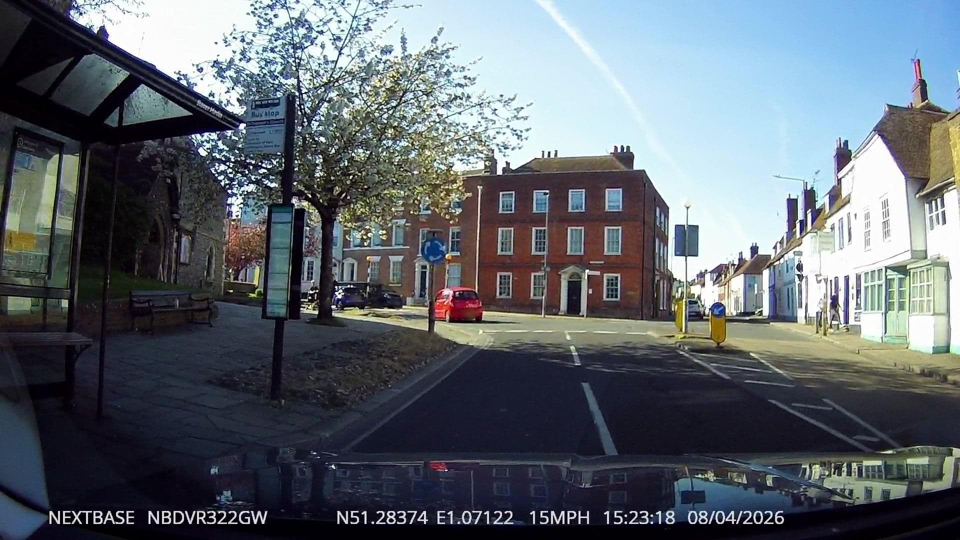 Street view near Pointers Hotel, Canterbury — © tallguy (CC BY-SA · Mapillary)
