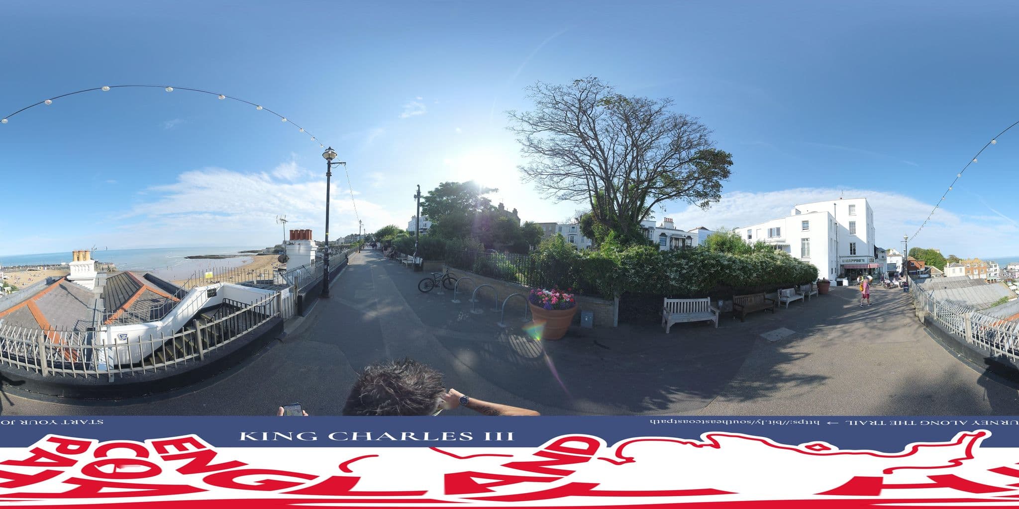 Street view near Apartment Veranda, Broadstairs — © EnglandCoastPath (CC BY-SA · Mapillary)