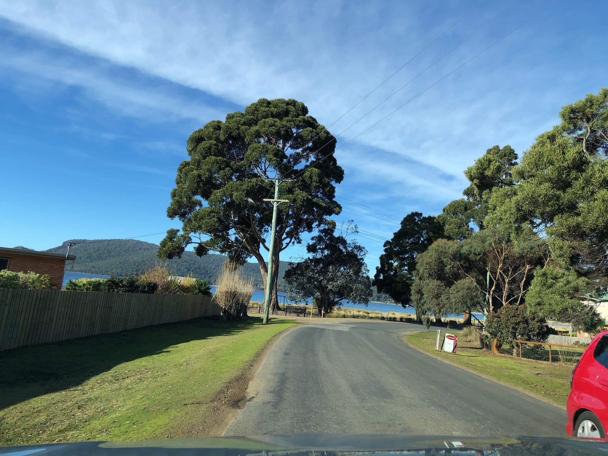 Street view near 43 Degrees Bruny Island, Cygnet — © hakk (CC BY-SA · Mapillary)