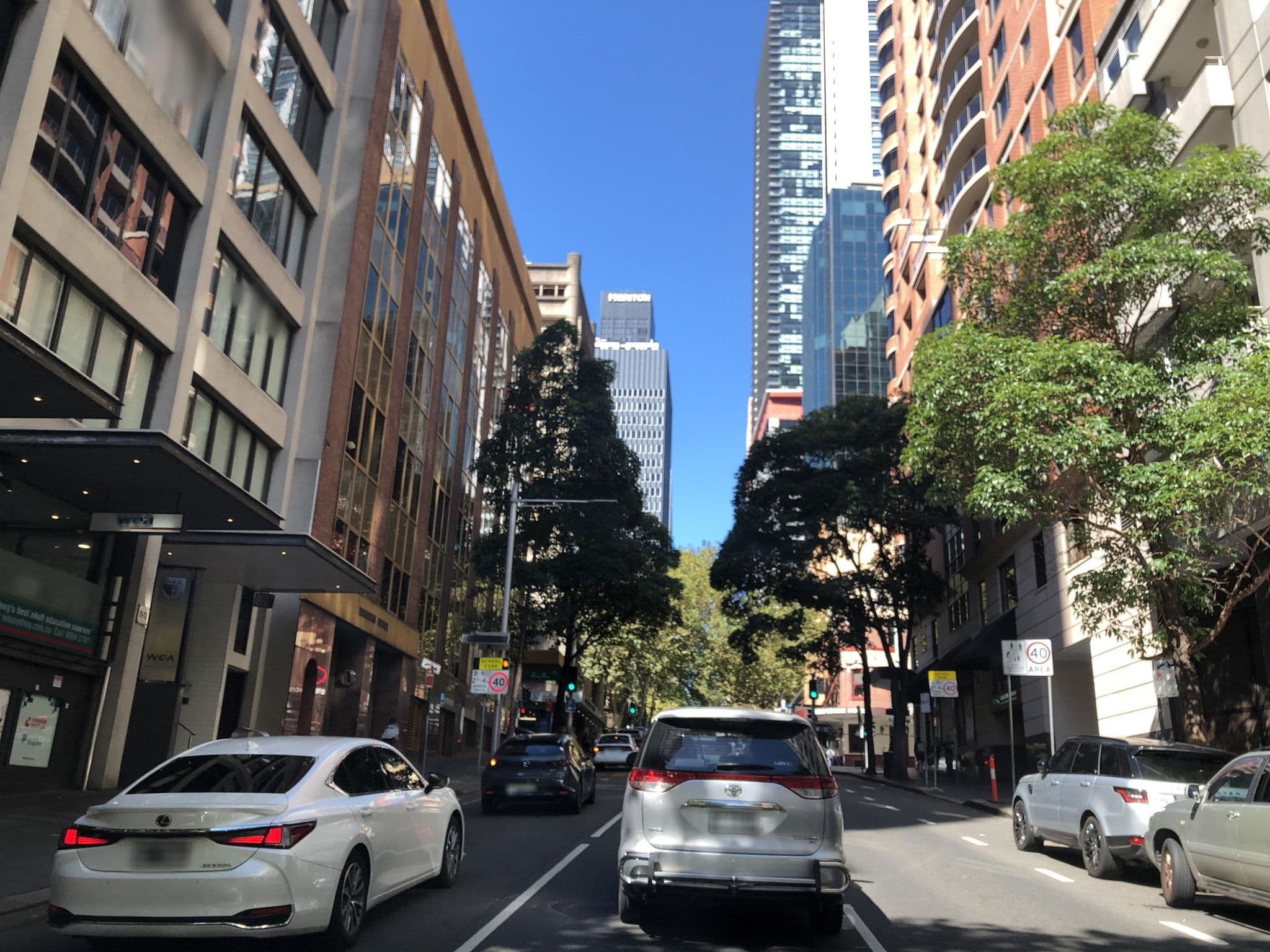 Street view near Millenium Pool, Haymarket — © jlstudio (CC BY-SA · Mapillary)