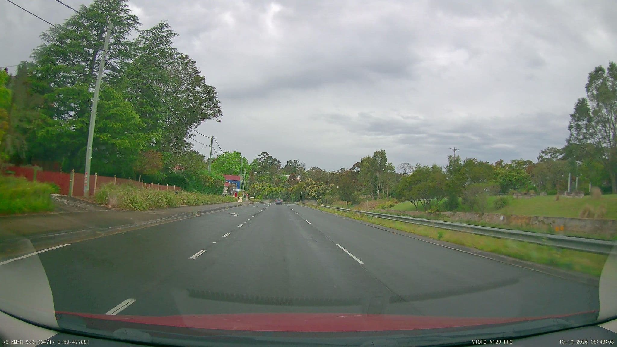 Street view near The Church @ Woodford, Hazelbrook — © radiotrefoil (CC BY-SA · Mapillary)