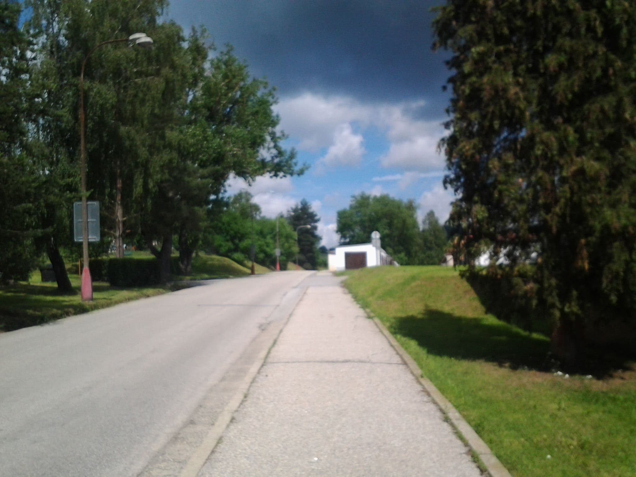 Street view near Ubytovna Vyšný, Český Krumlov
