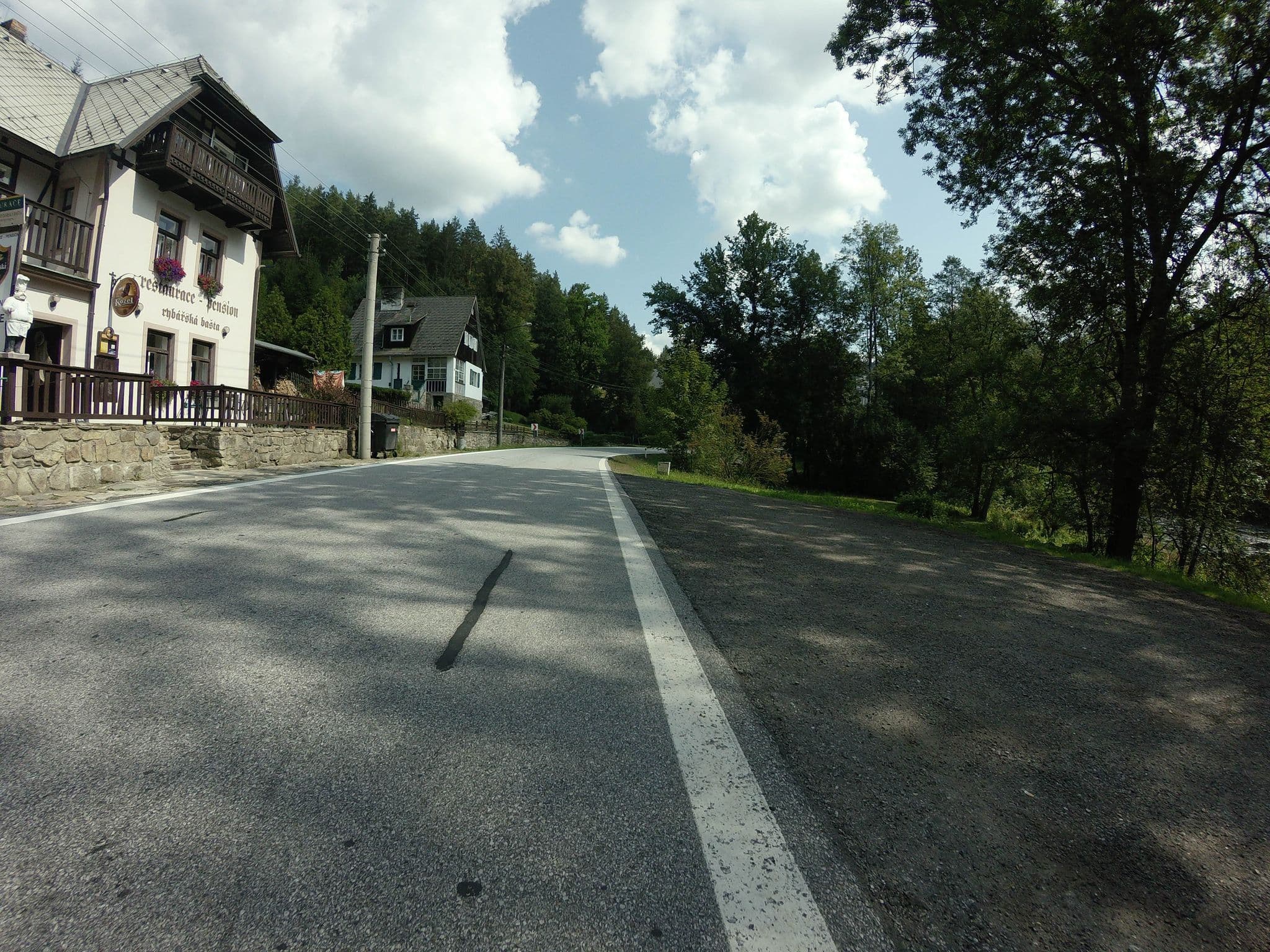 Street view near Pension Rybářská Bašta, Vyšší Brod — © tobiaso (CC BY-SA · Mapillary)