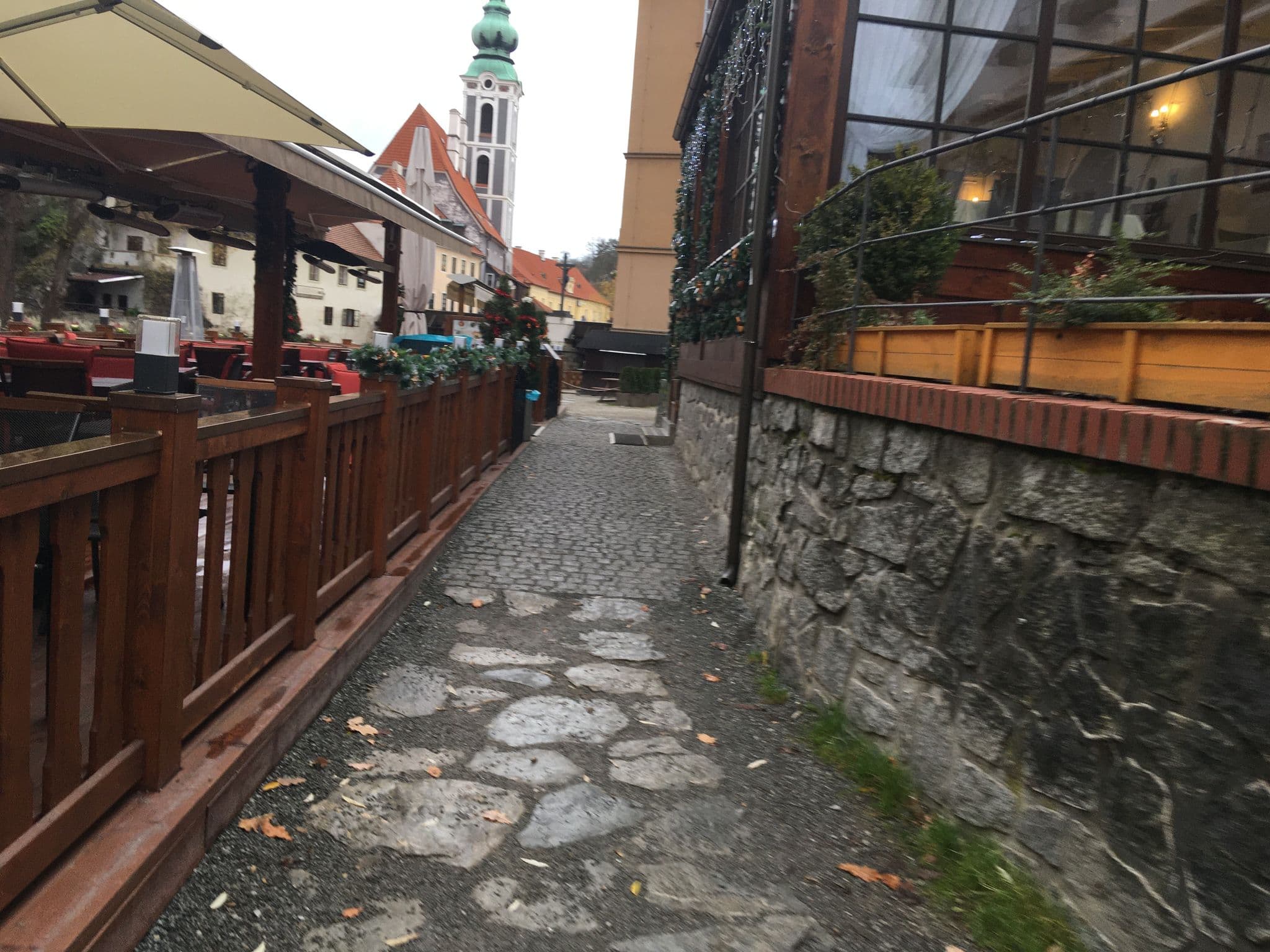 Street view near Leylaria, Český Krumlov