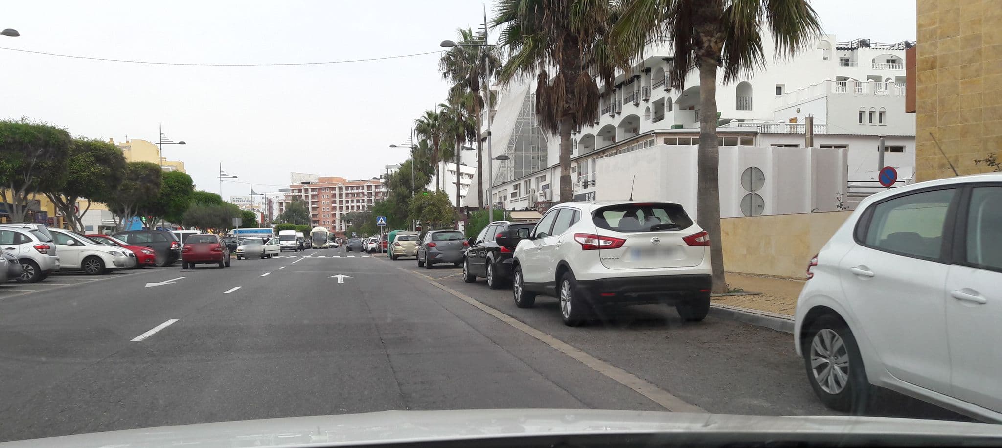 Street view near Hlg Portobello 2010 Hotel Roquetas de Mar, Roquetas de Mar — © teddy73 (CC BY-SA · Mapillary)