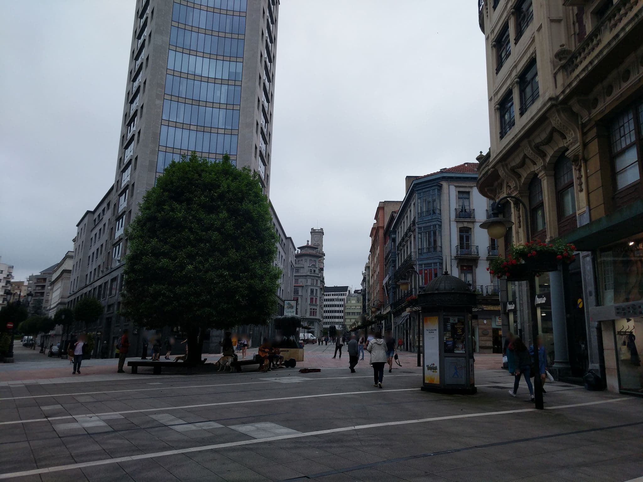 Street view near Hostal San Juan, Oviedo — © brunosan (CC BY-SA · Mapillary)
