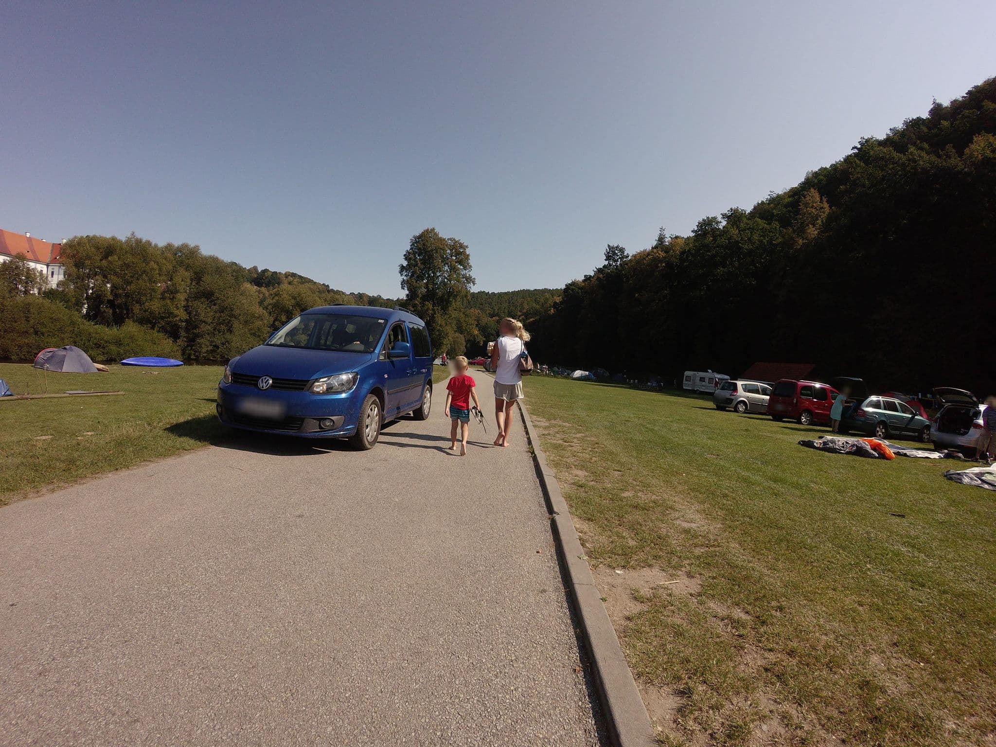 Street view near Zlatá Koruna, Český Krumlov