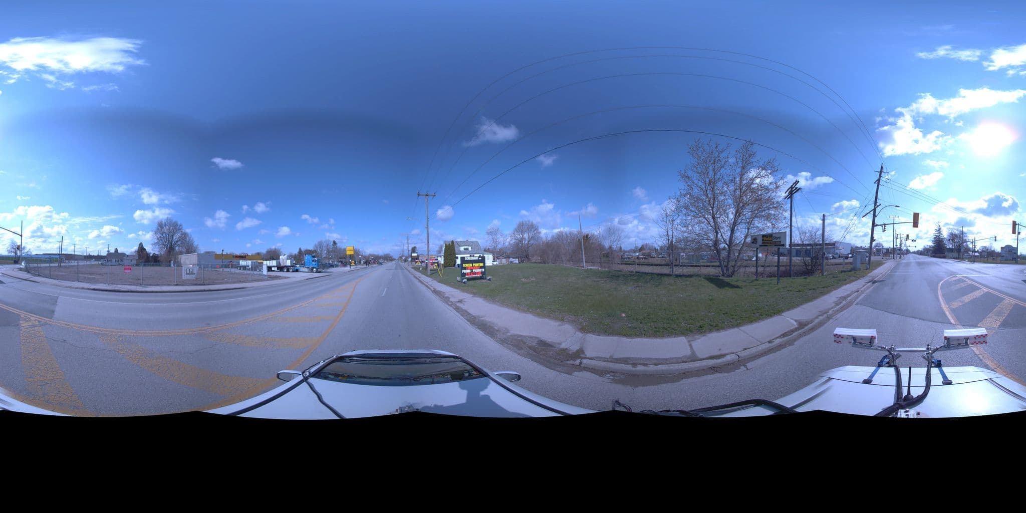 Street view near Sam's Hotel, Wallaceburg — © cholloway (CC BY-SA · Mapillary)
