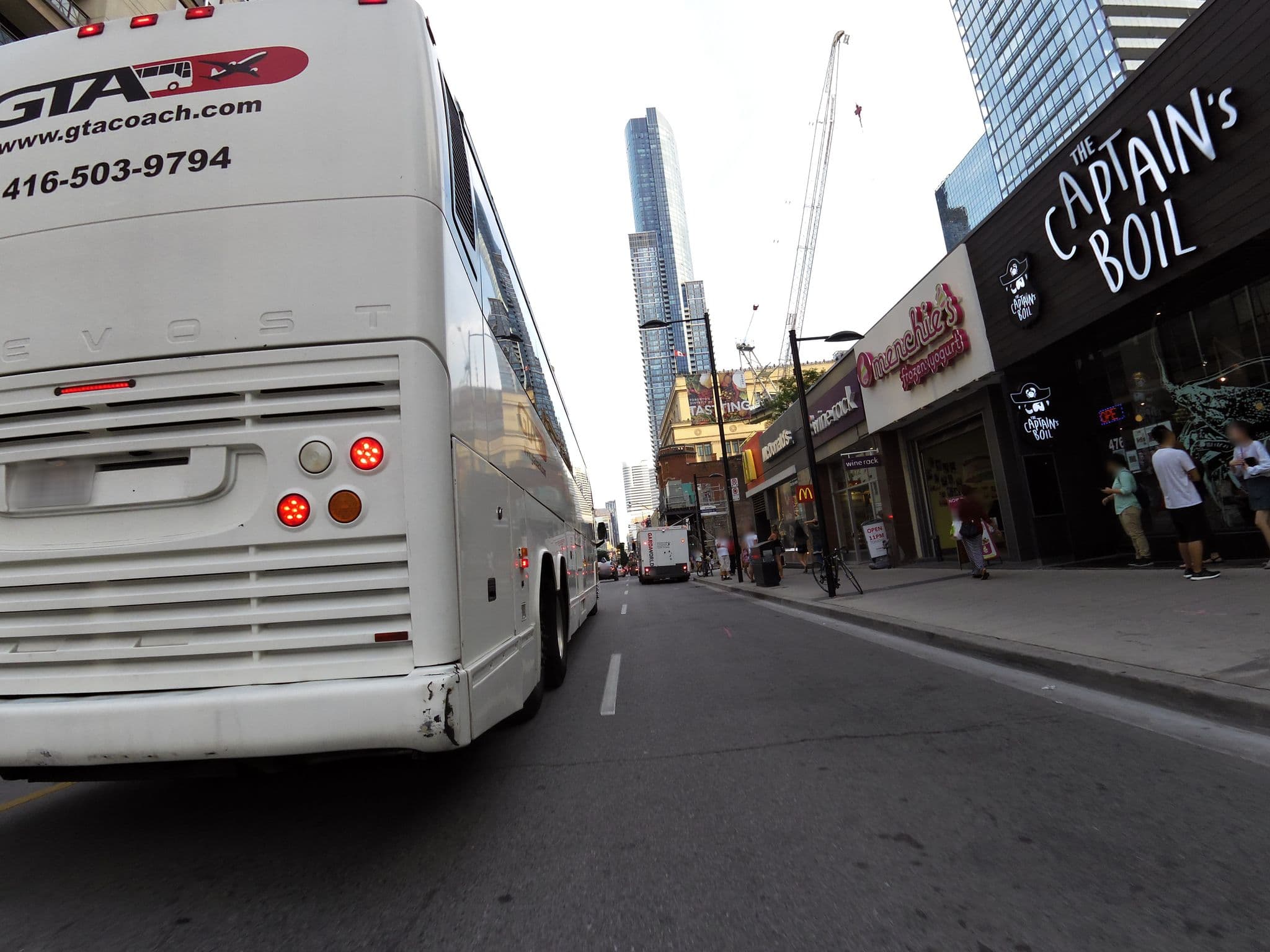 Street view near Gym at the Courtyard by Mariott, Church-Yonge Corridor — © kevo (CC BY-SA · Mapillary)