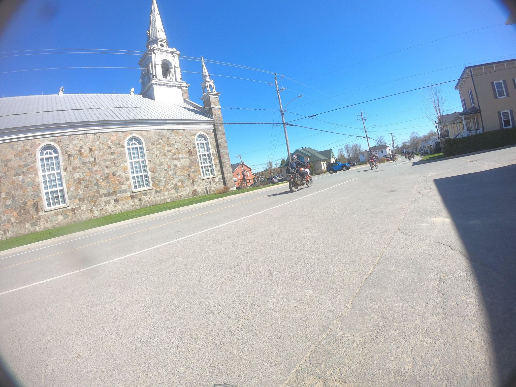 Street view near Chalet Loft Potvin, Sainte-Marie — © pfbreton (CC BY-SA · Mapillary)