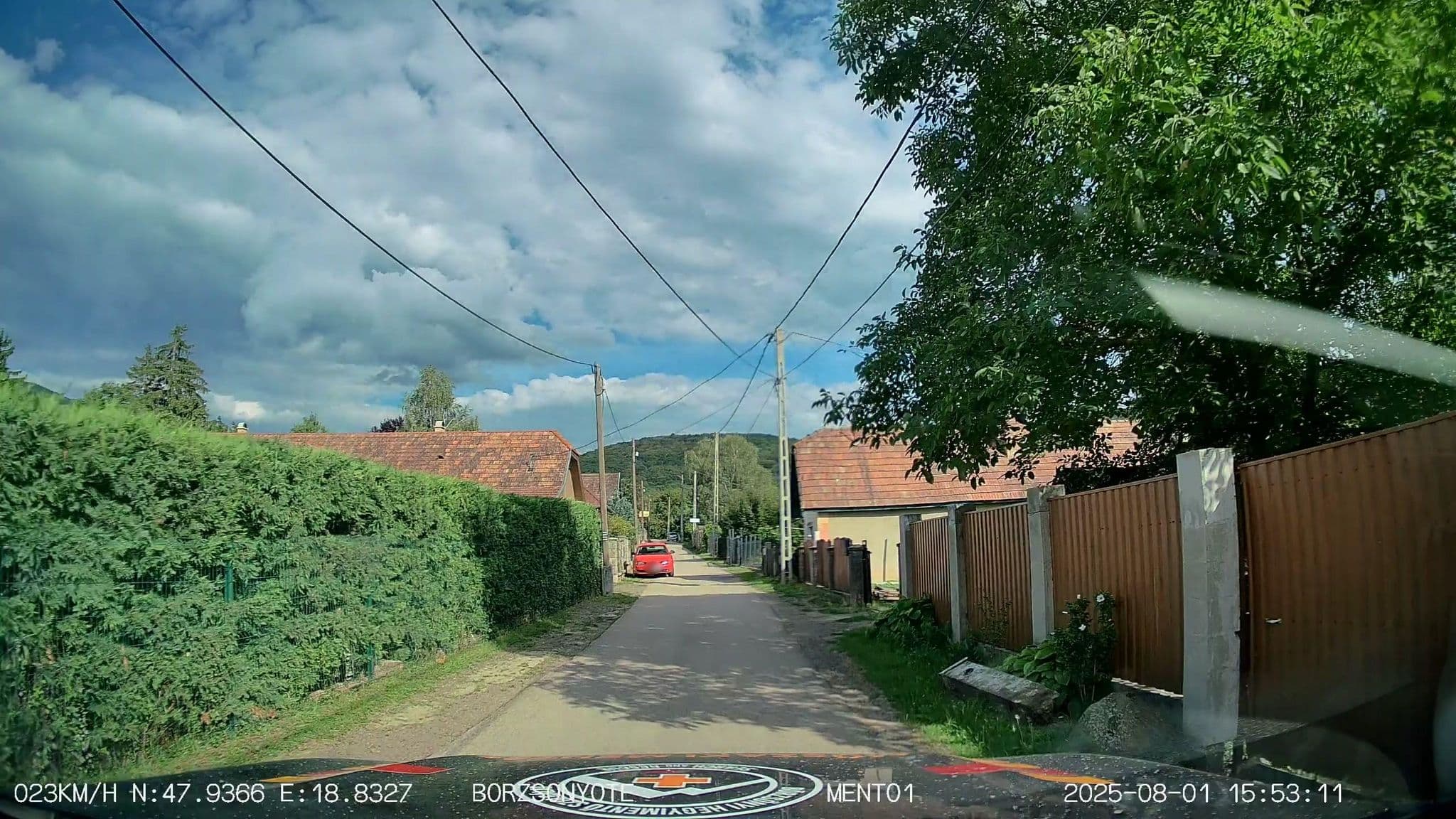Street view near Hubertus vendégház, Szob — © BorzsonyMountainRescue (CC BY-SA · Mapillary)