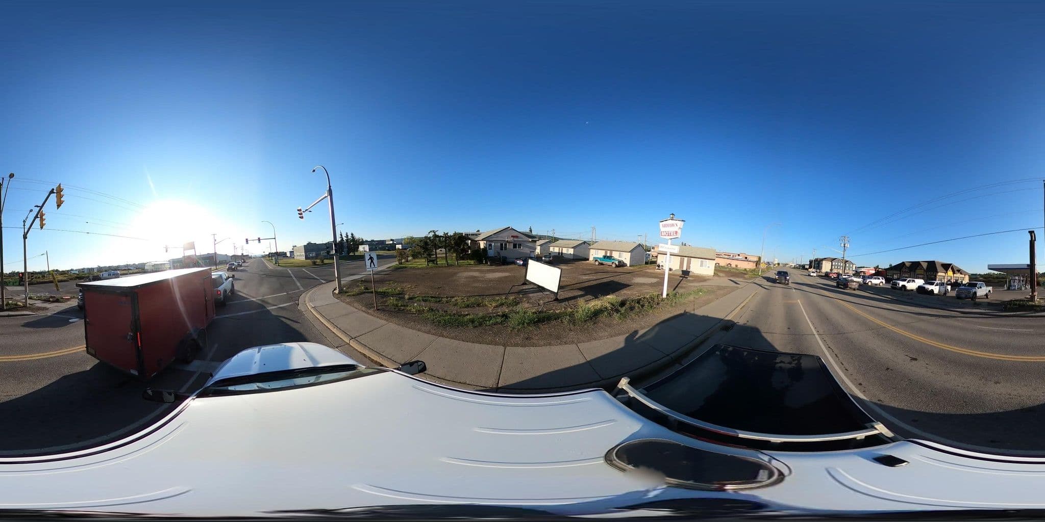 Street view near Central Motel & RV Park, Dawson Creek — © CChalmersDCEngg (CC BY-SA · Mapillary)