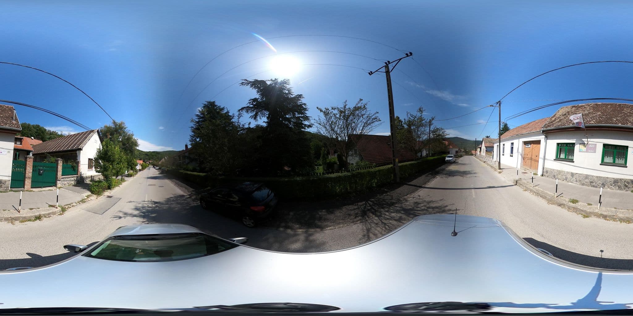 Street view near Jeka, László turistaszálló, Visegrád — © vst (CC BY-SA · Mapillary)