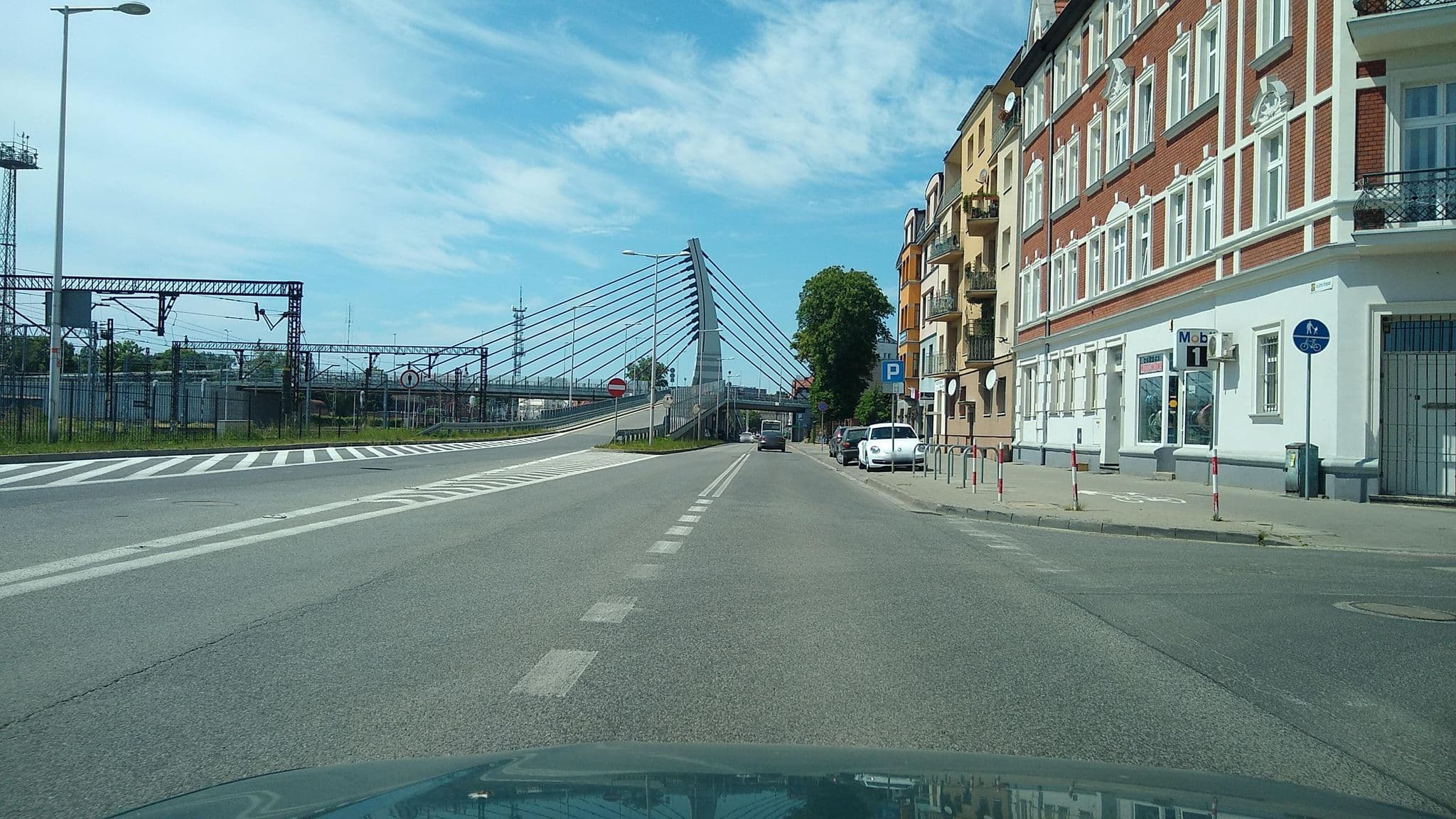 Street view near Renovated apartment in Opole, Opole — © wegavision (CC BY-SA · Mapillary)