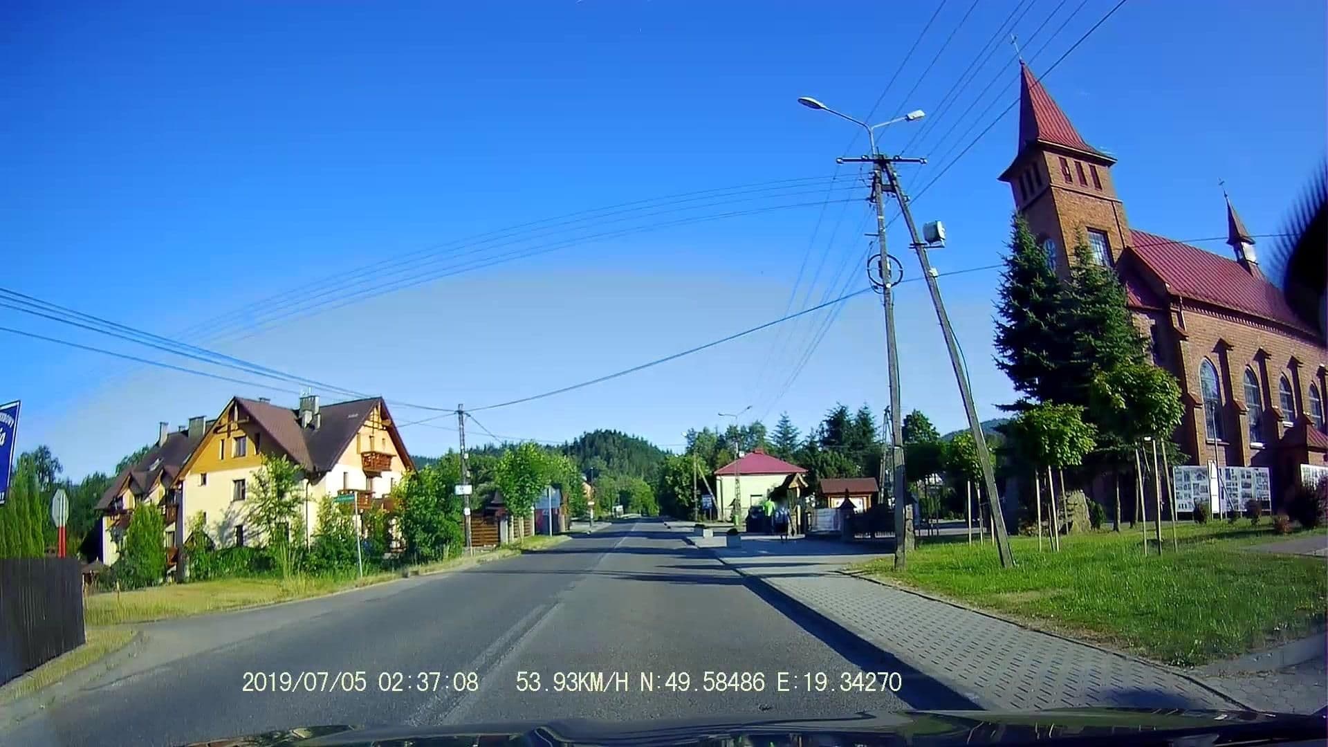 Street view near Częstochowa Dom Wczasowy Przedsiębiorstwa Handlowo-Produkcyjno-Usługowego - Recepcja Jeleśnia, Krzyżowa — © maxim752 (CC BY-SA · Mapillary)
