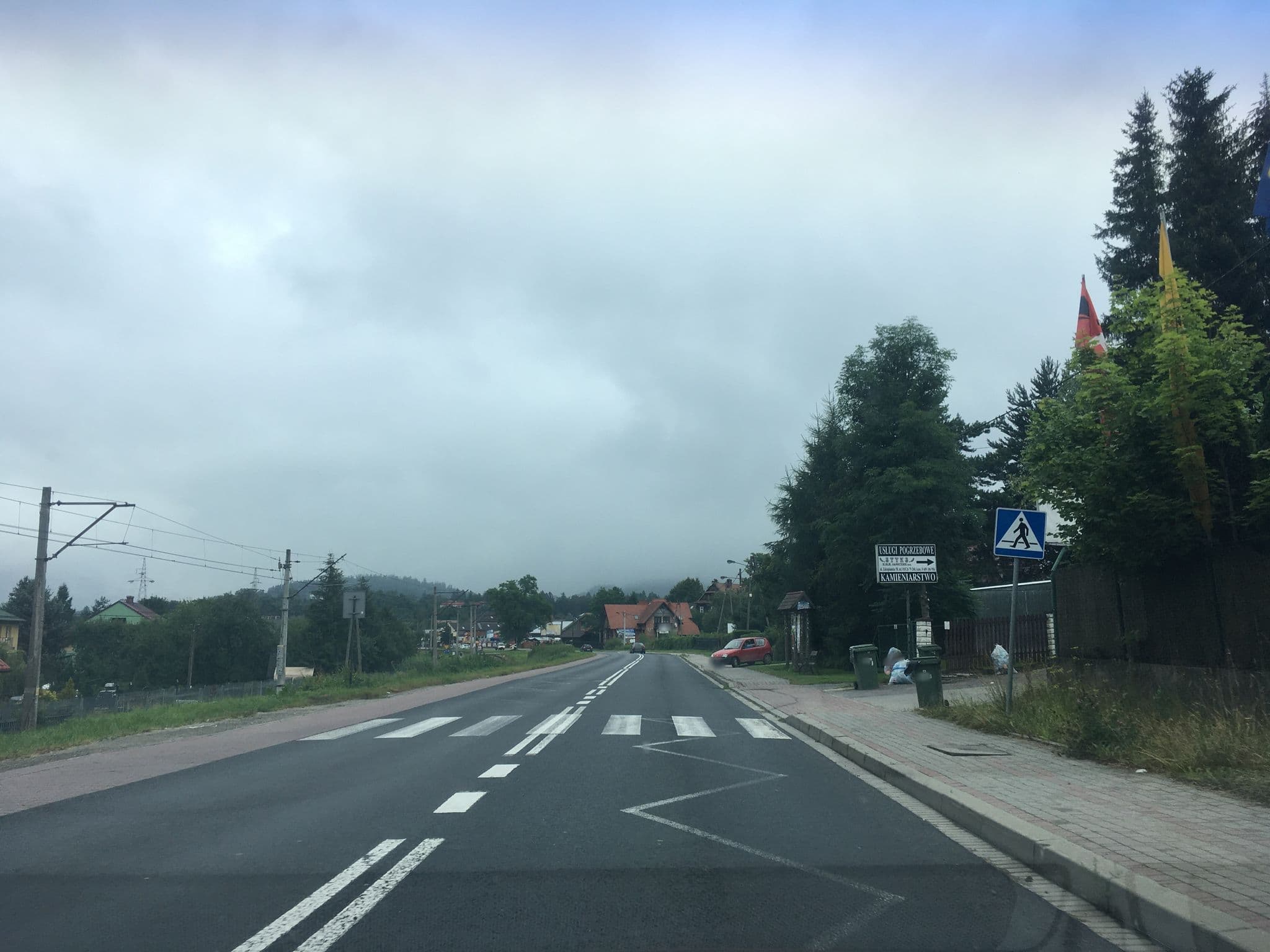 Street view near Kwatera Prywatna Willa Viki, Rabka-Zdrój — © dasza (CC BY-SA · Mapillary)