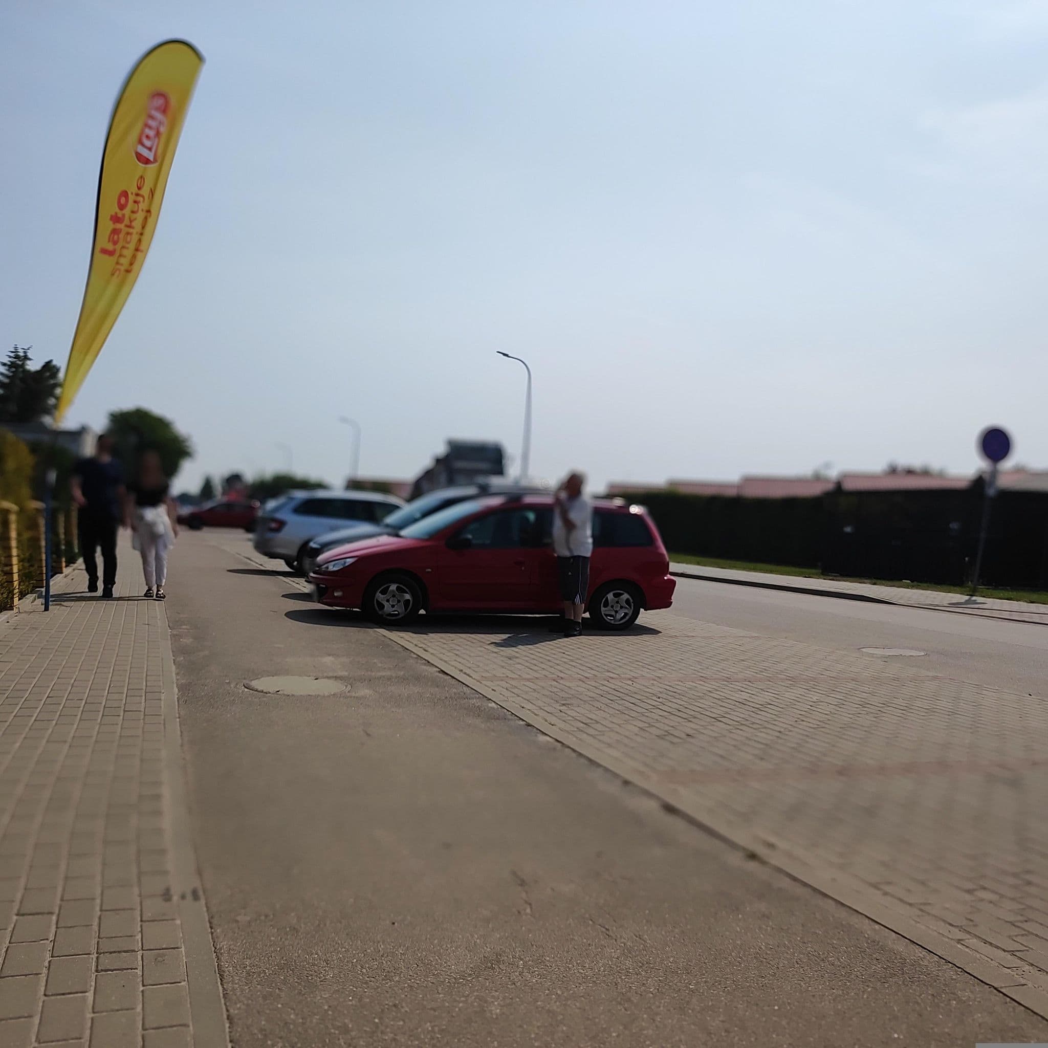Street view near Lazur. Dom wypoczynkowy. Fryczkowska T., Ustronie Morskie — © blazej2404 (CC BY-SA · Mapillary)