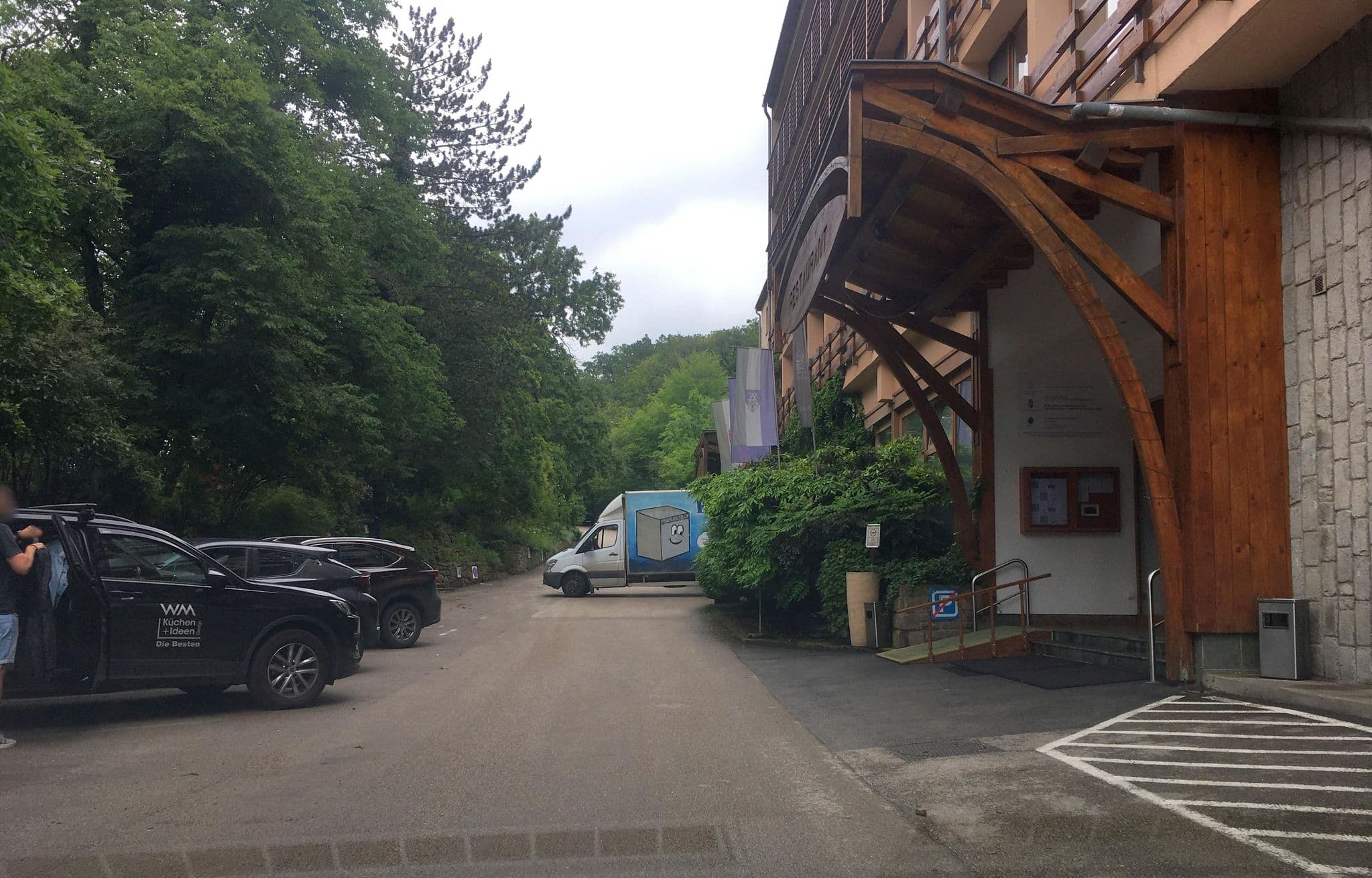 Street view near Hotel Silvanus, Visegrád — © istefanos (CC BY-SA · Mapillary)