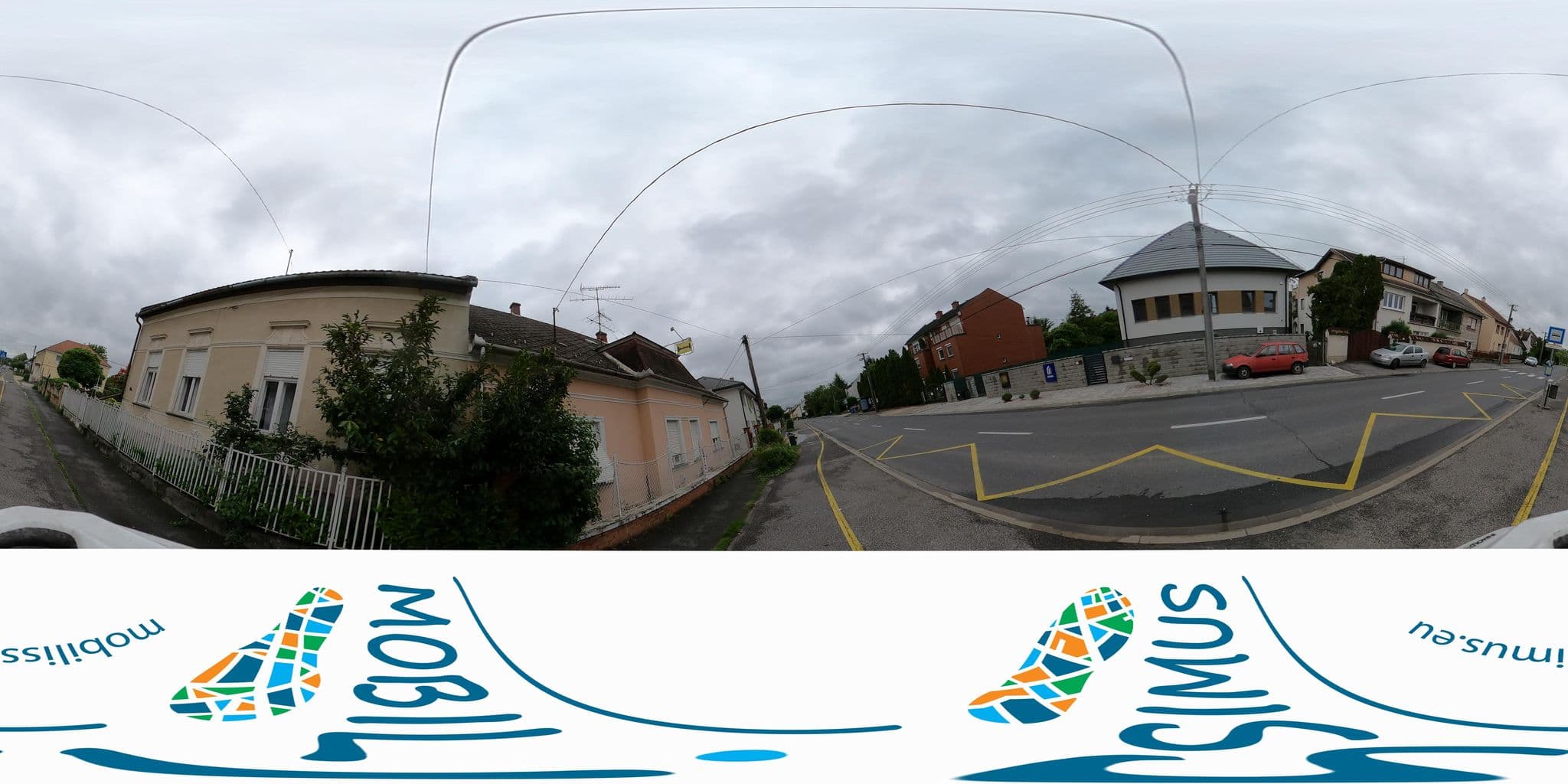 Street view near City Camping, Győr — © Antissimo (CC BY-SA · Mapillary)