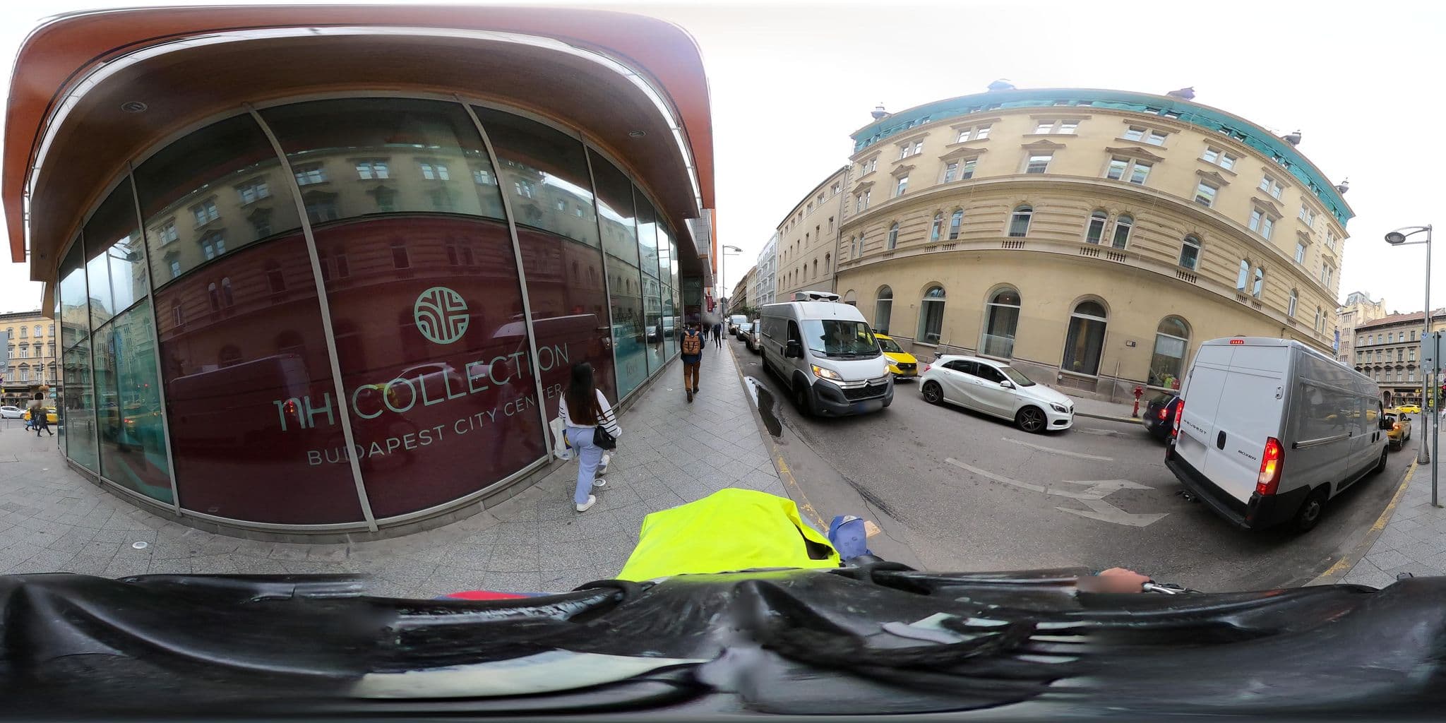 Street view near ibis Styles Budapest Center, Erzsébetváros — © grozsa11 (CC BY-SA · Mapillary)