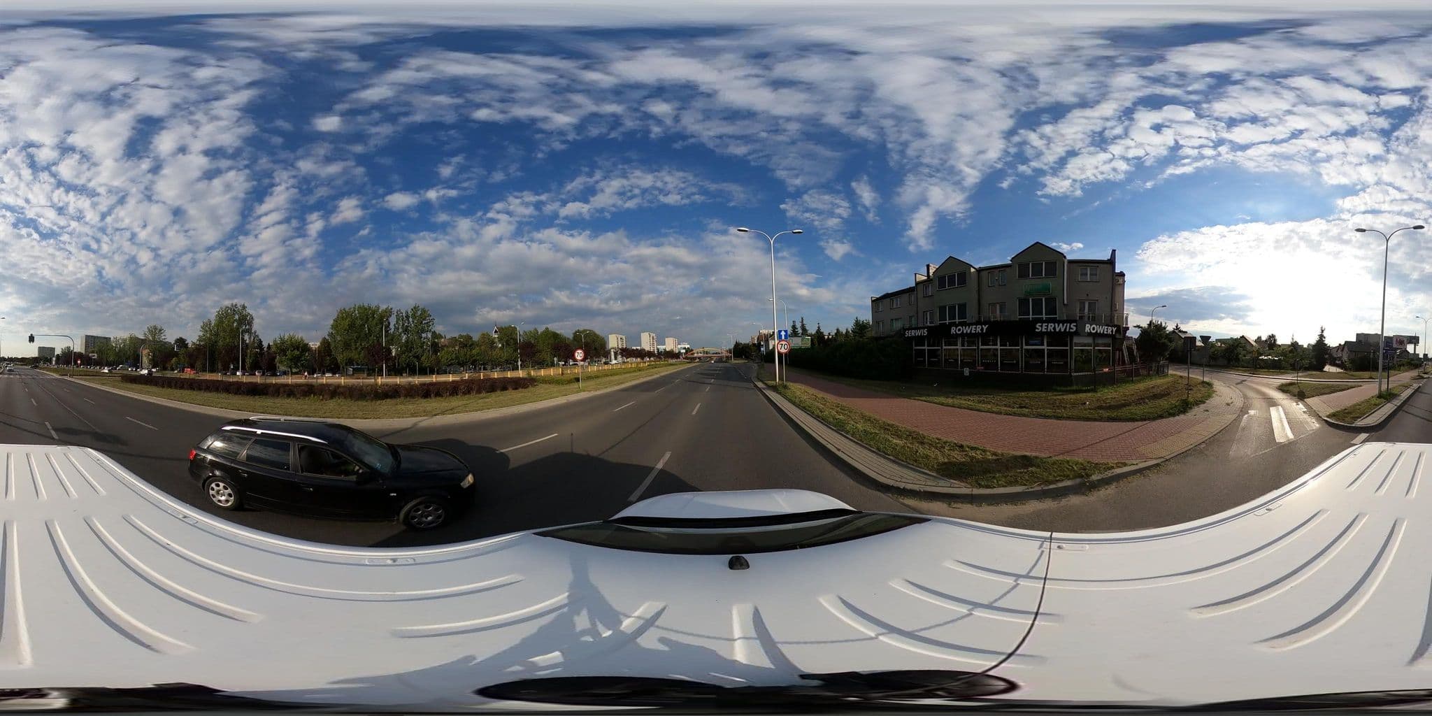 Street view near Heven. FHU. Szczepańska J., Płock — © inwazjamb (CC BY-SA · Mapillary)