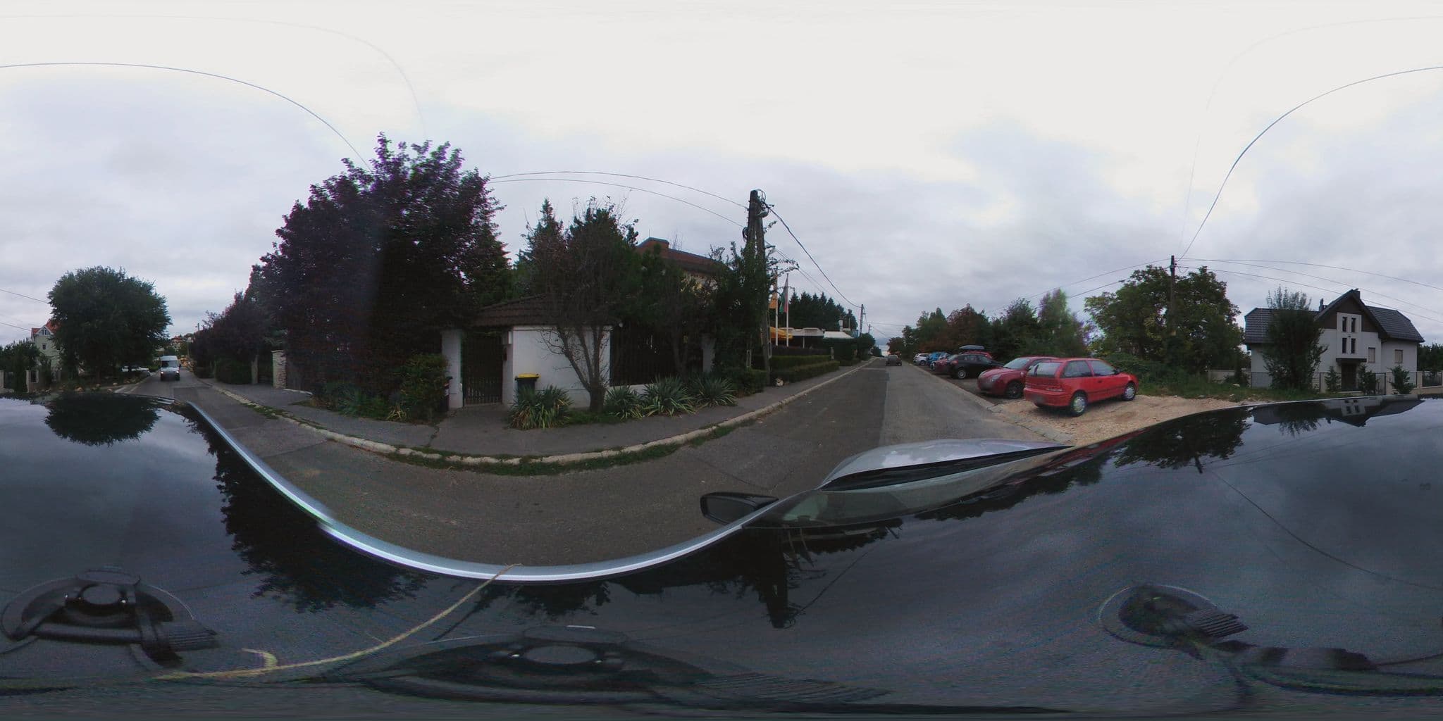 Street view near Hotel Molnár "A" épület, Mártonhegy — © kami911 (CC BY-SA · Mapillary)