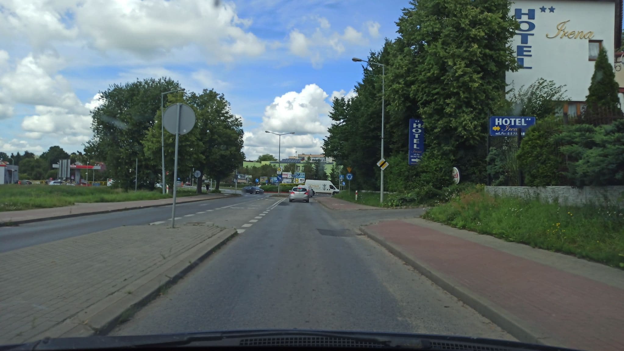Street view near Hotel Irena, Morąg — © marioxxx (CC BY-SA · Mapillary)