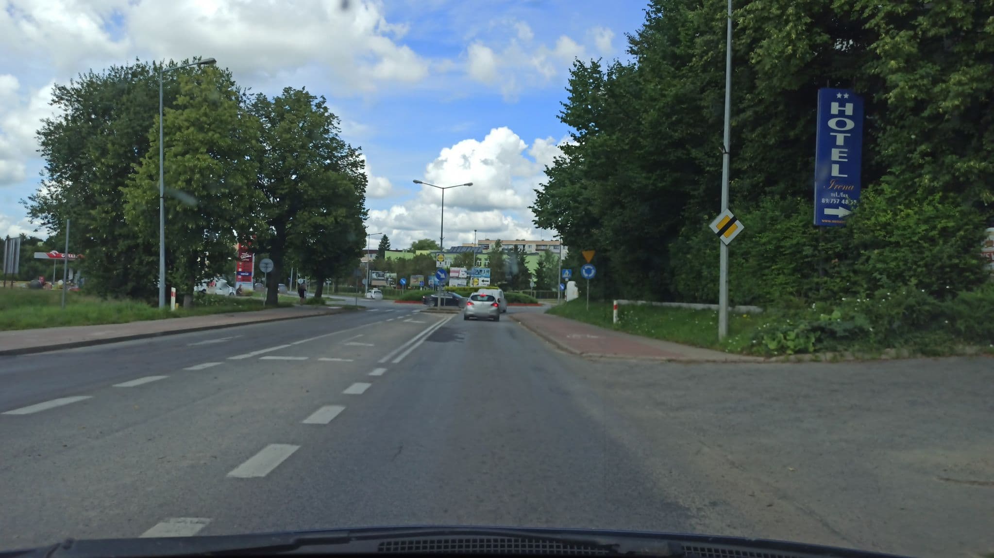 Street view near Hotel "Irena" Irena Dobrowolska, Morąg — © marioxxx (CC BY-SA · Mapillary)