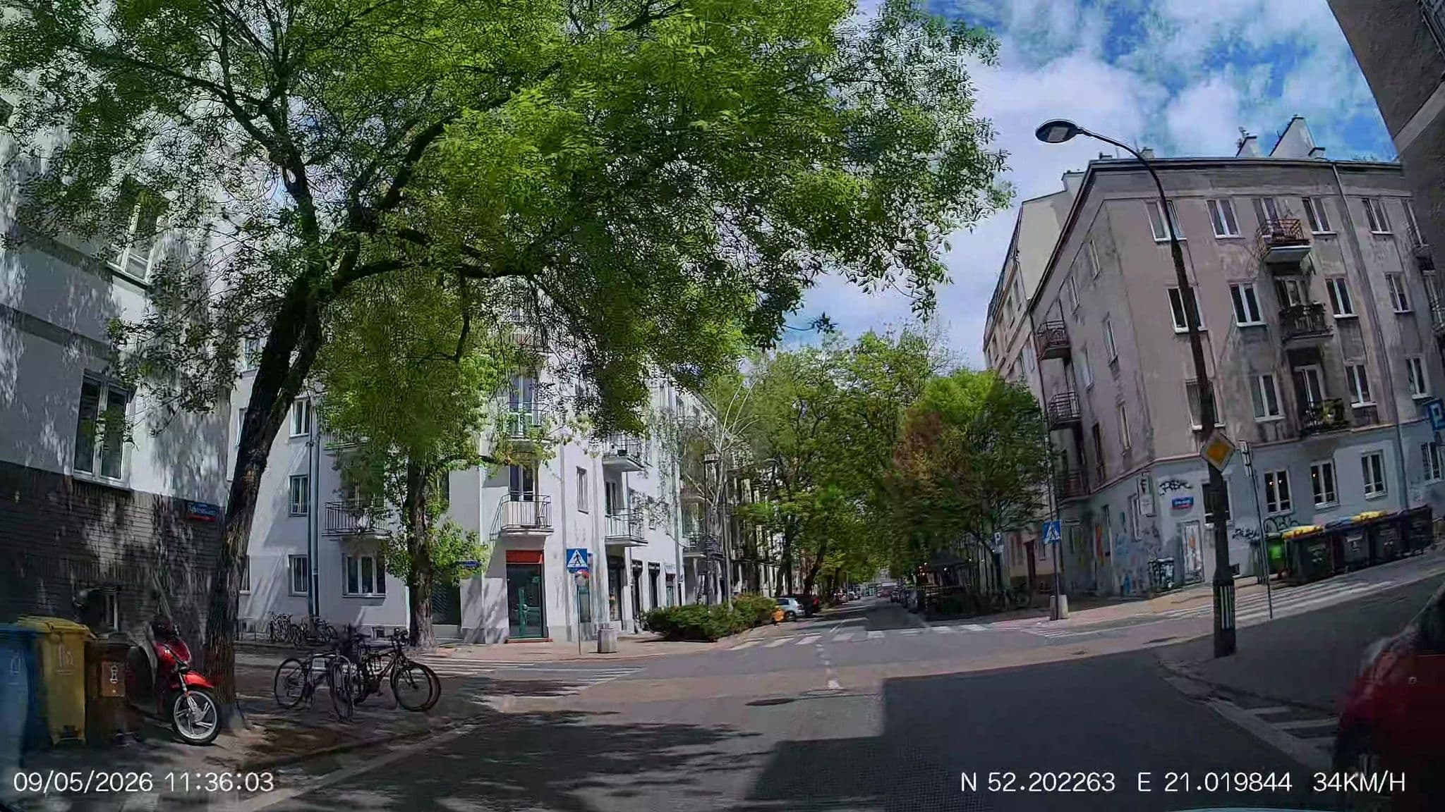 Street view near Studio Lato, Mokotów — © Driven2574 (CC BY-SA · Mapillary)
