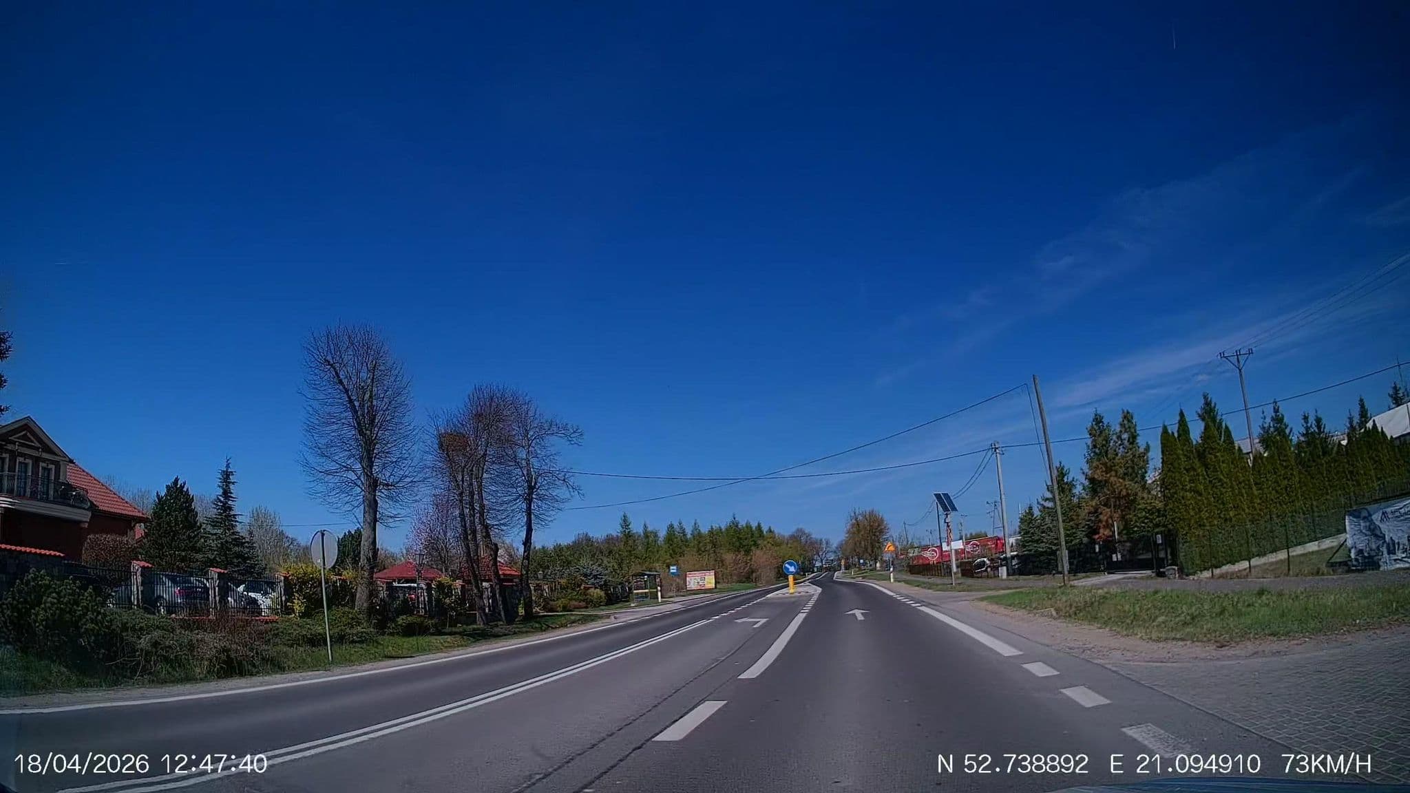 Street view near MILORD Hotel & Restauracja Sp. Z O.O, Pułtusk — © Driven2574 (CC BY-SA · Mapillary)