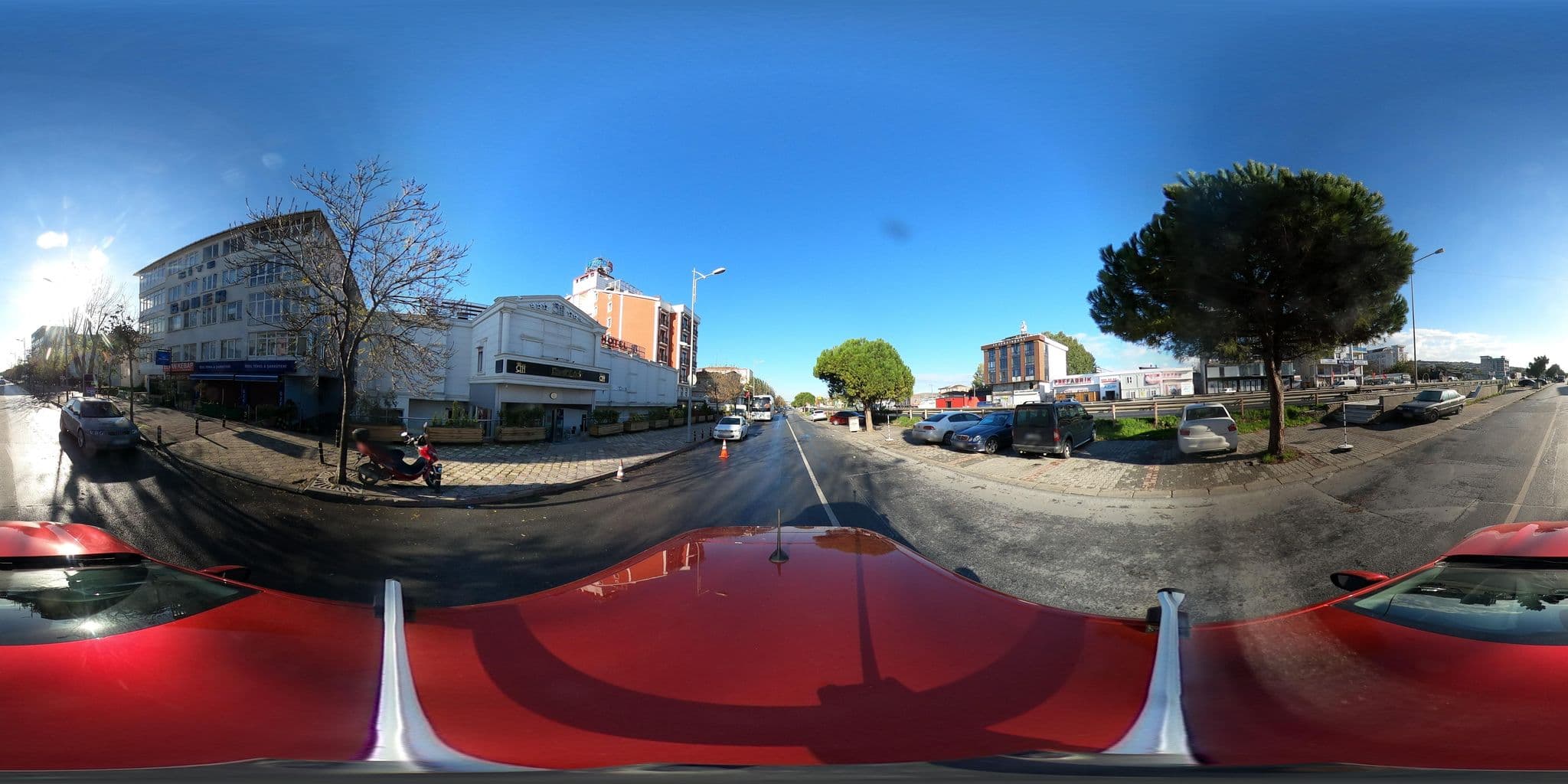 Street view near Ronax Hotel, Kumburgaz — © ademturkmen (CC BY-SA · Mapillary)