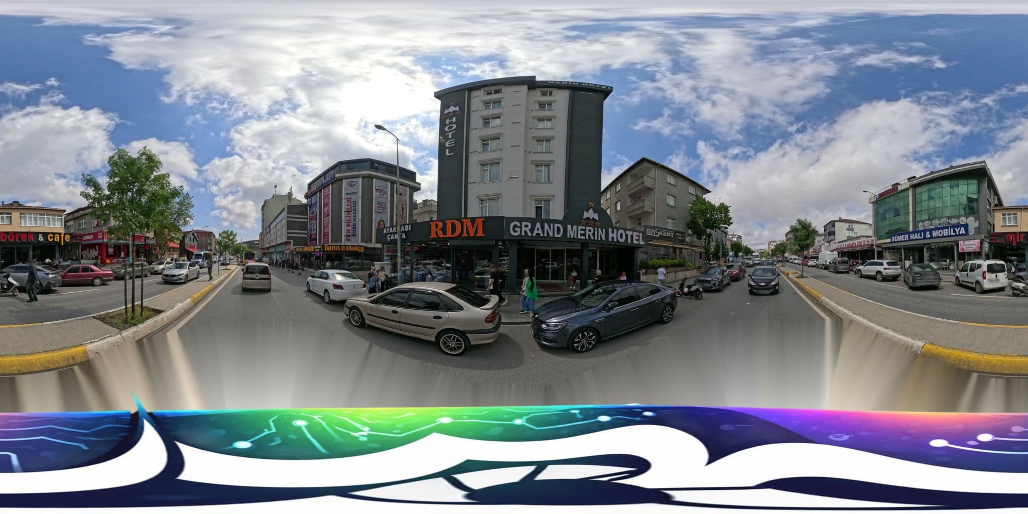 Street view near Grand Merin Otel, Sultanbeyli — © burakonder (CC BY-SA · Mapillary)