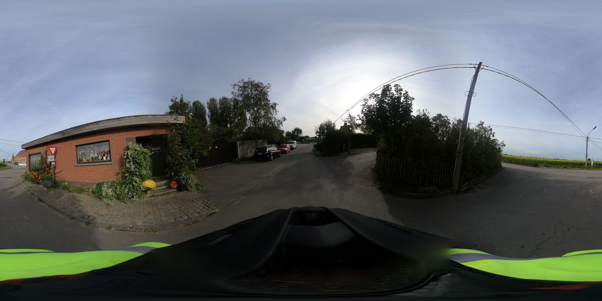Street view near Tandrehus, Woesten — © LoReninge (CC BY-SA · Mapillary)