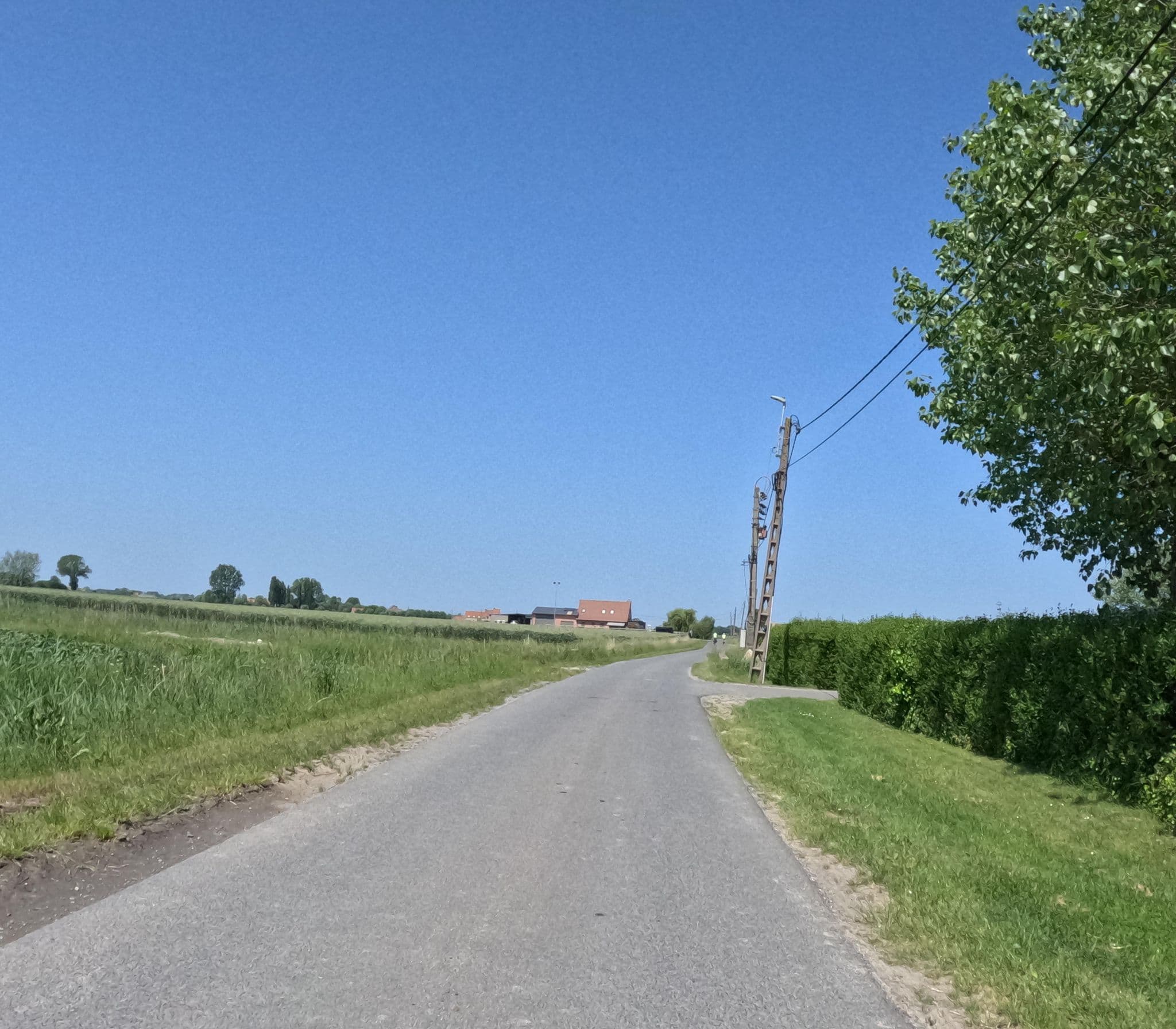 Street view near Vakantiehoeve Nieuw Tempelhof, Leffinge — © jygpronse (CC BY-SA · Mapillary)
