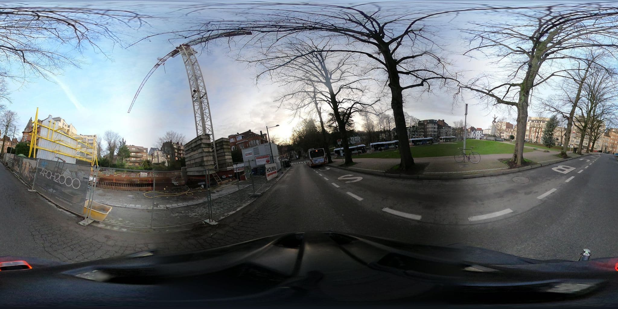 Street view near Best Western Hotels Belgium HQ, Uccle — © RaphaelPasLoin (CC BY-SA · Mapillary)