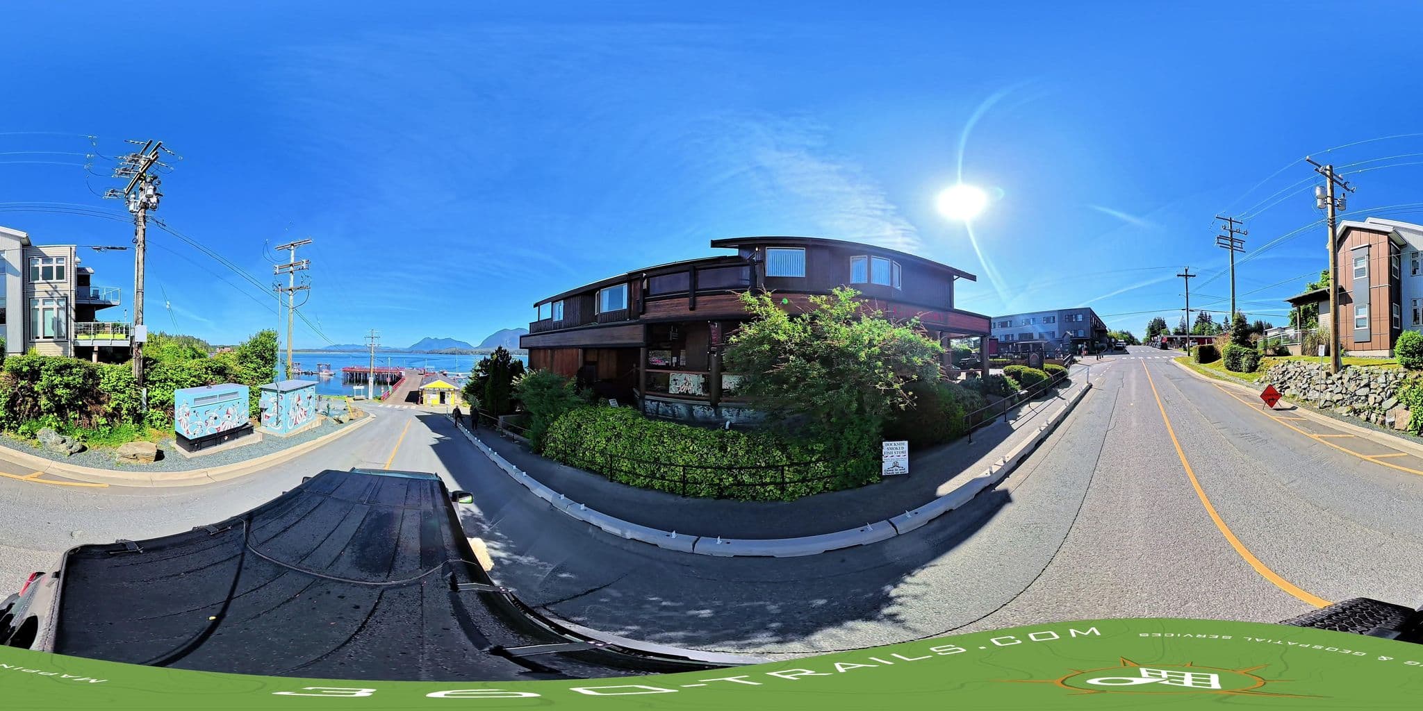 Street view near Himwitsa Lodge, Tofino — © ContraBand (CC BY-SA · Mapillary)
