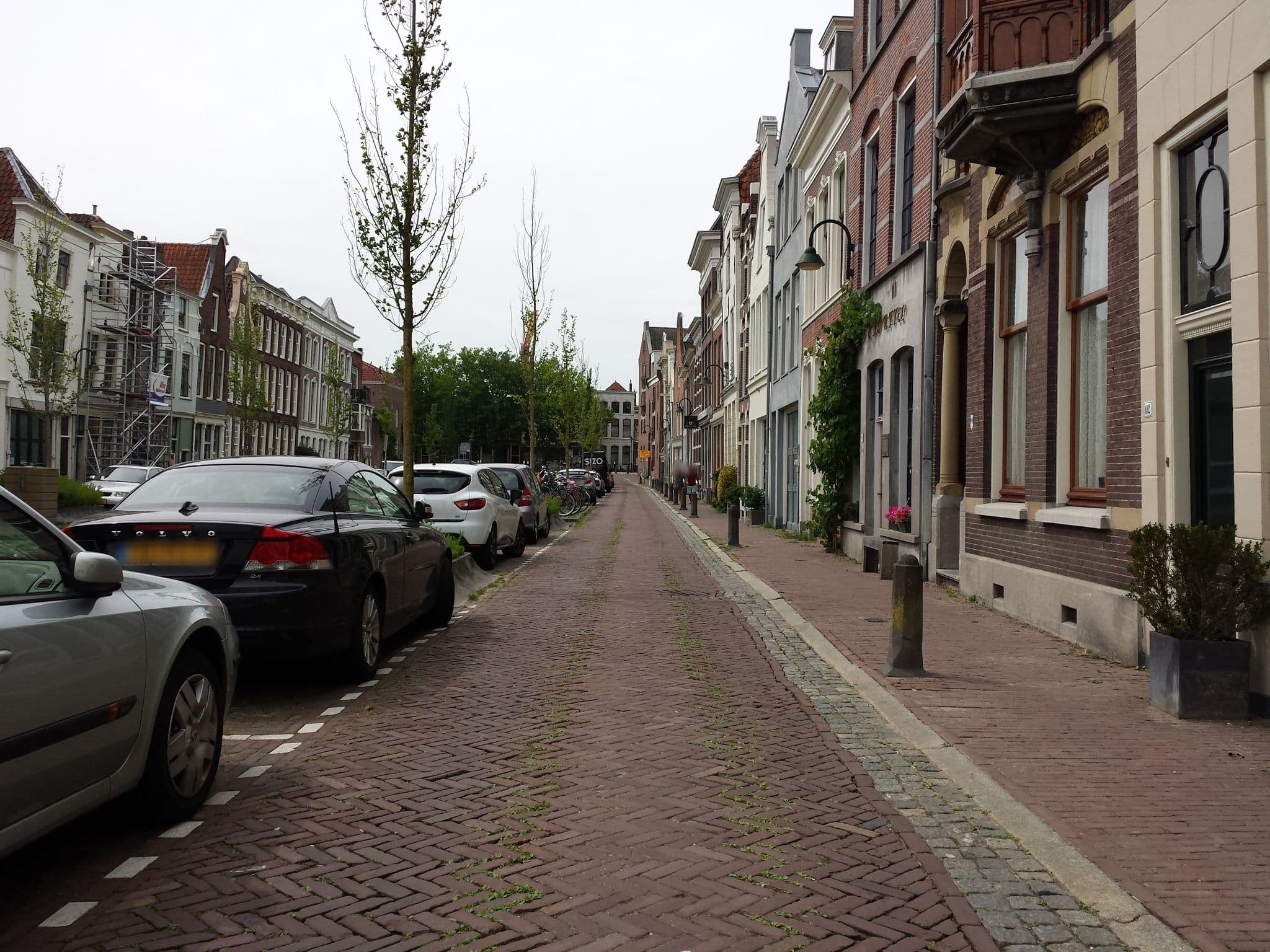 Street view near The Apple Tree Cottage, Gouda — © arvdk (CC BY-SA · Mapillary)