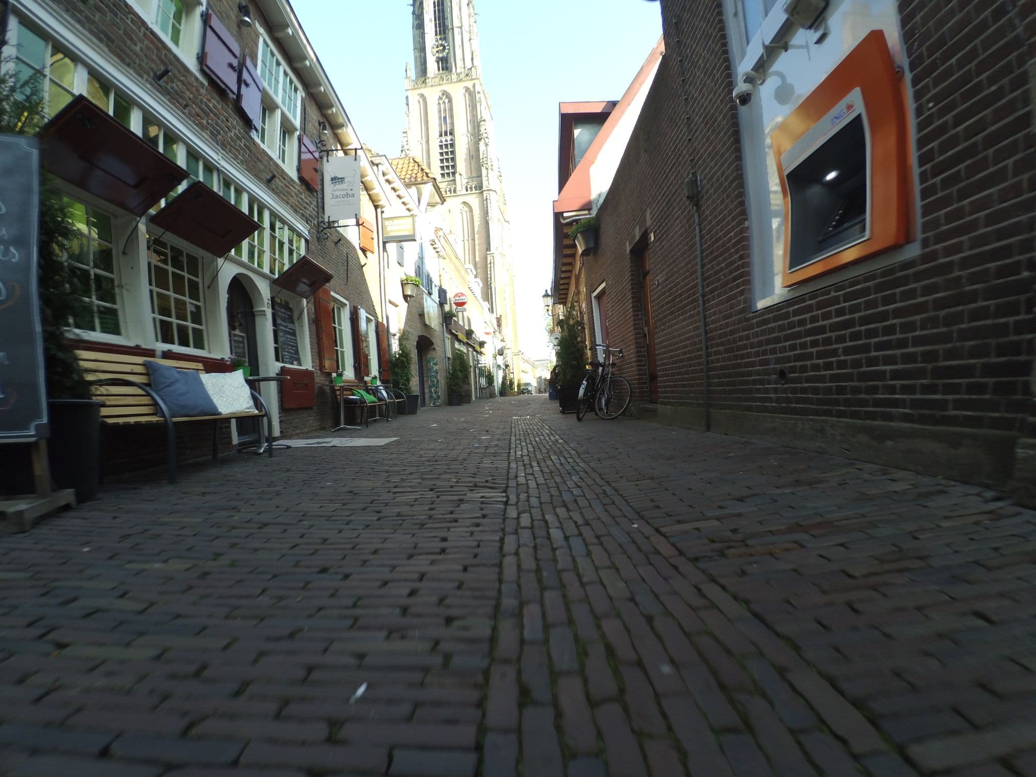 Street view near Lange Jan Hotel, Amersfoort — © peewee32 (CC BY-SA · Mapillary)