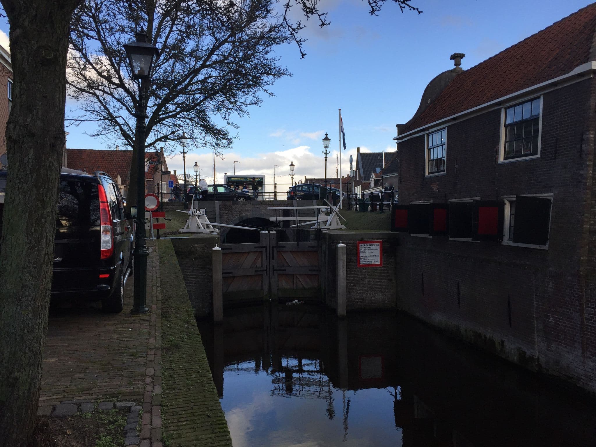 Street view near Waterland Achterhuis, Monnickendam — © ankeric (CC BY-SA · Mapillary)