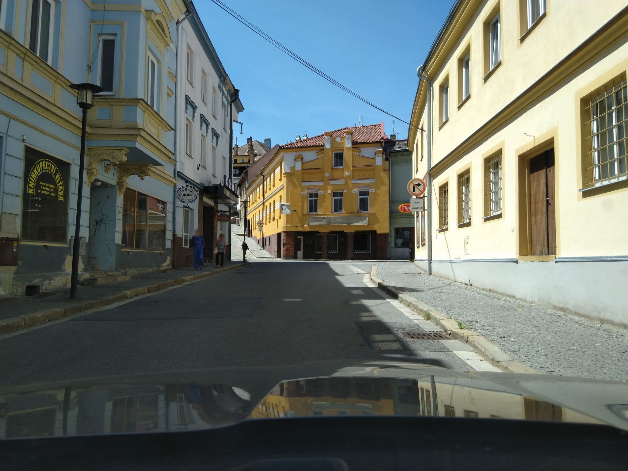 Street view near Hotel Vltava, Vimperk — © vwv (CC BY-SA · Mapillary)