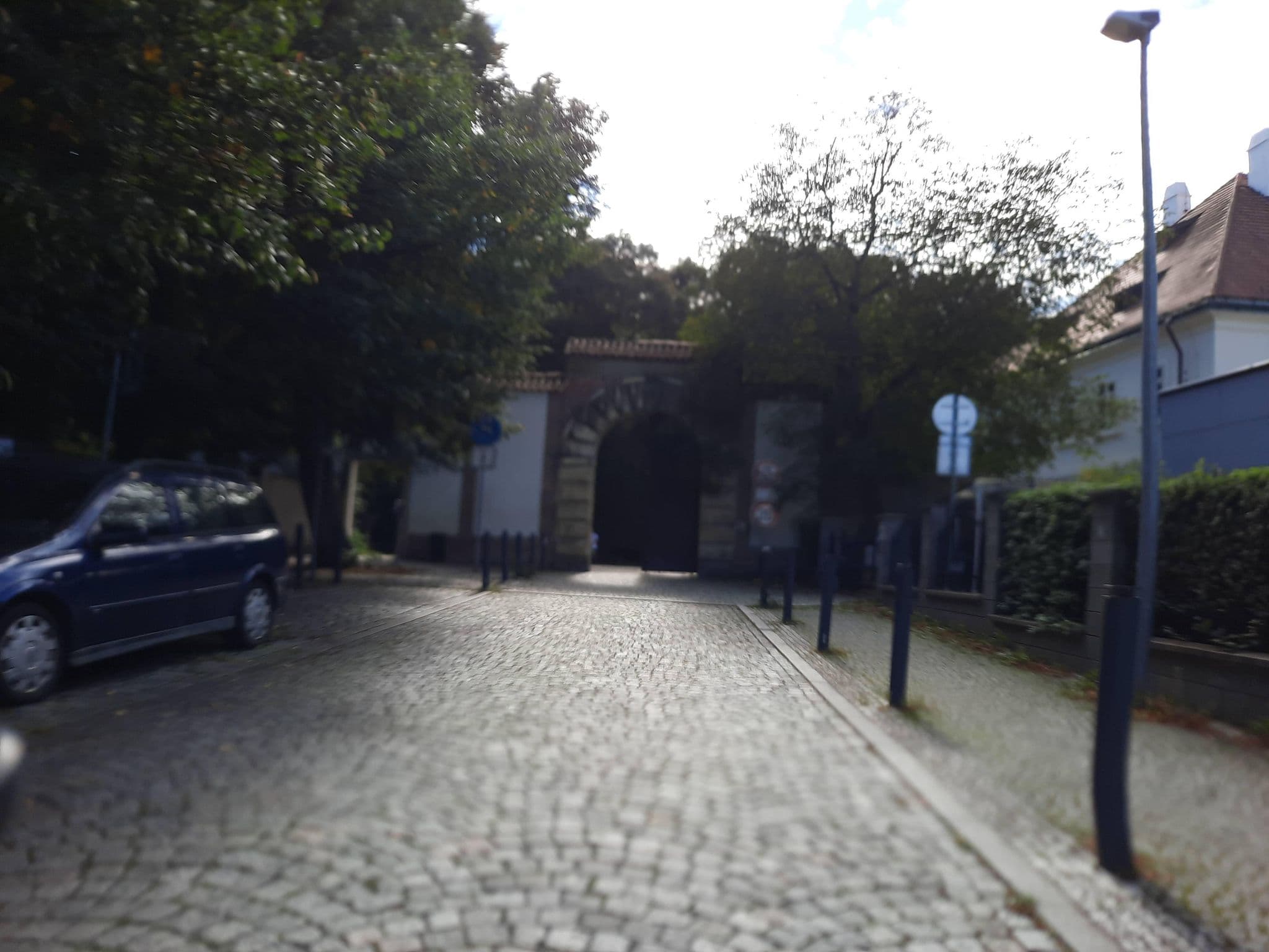 Street view near Hotel Obora, Vokovice — © ondrejlopatka (CC BY-SA · Mapillary)