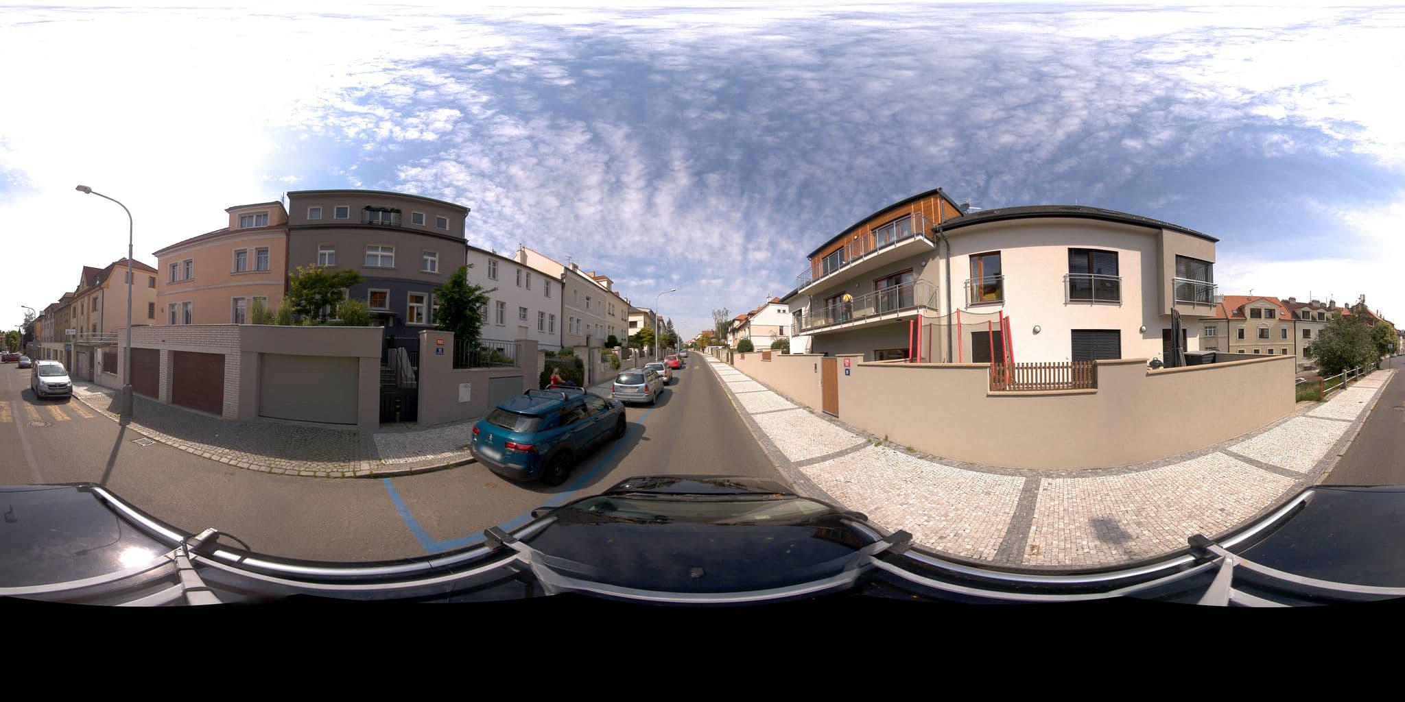 Street view near Hotel Kamila, Veleslavín — © jeffreymartin (CC BY-SA · Mapillary)