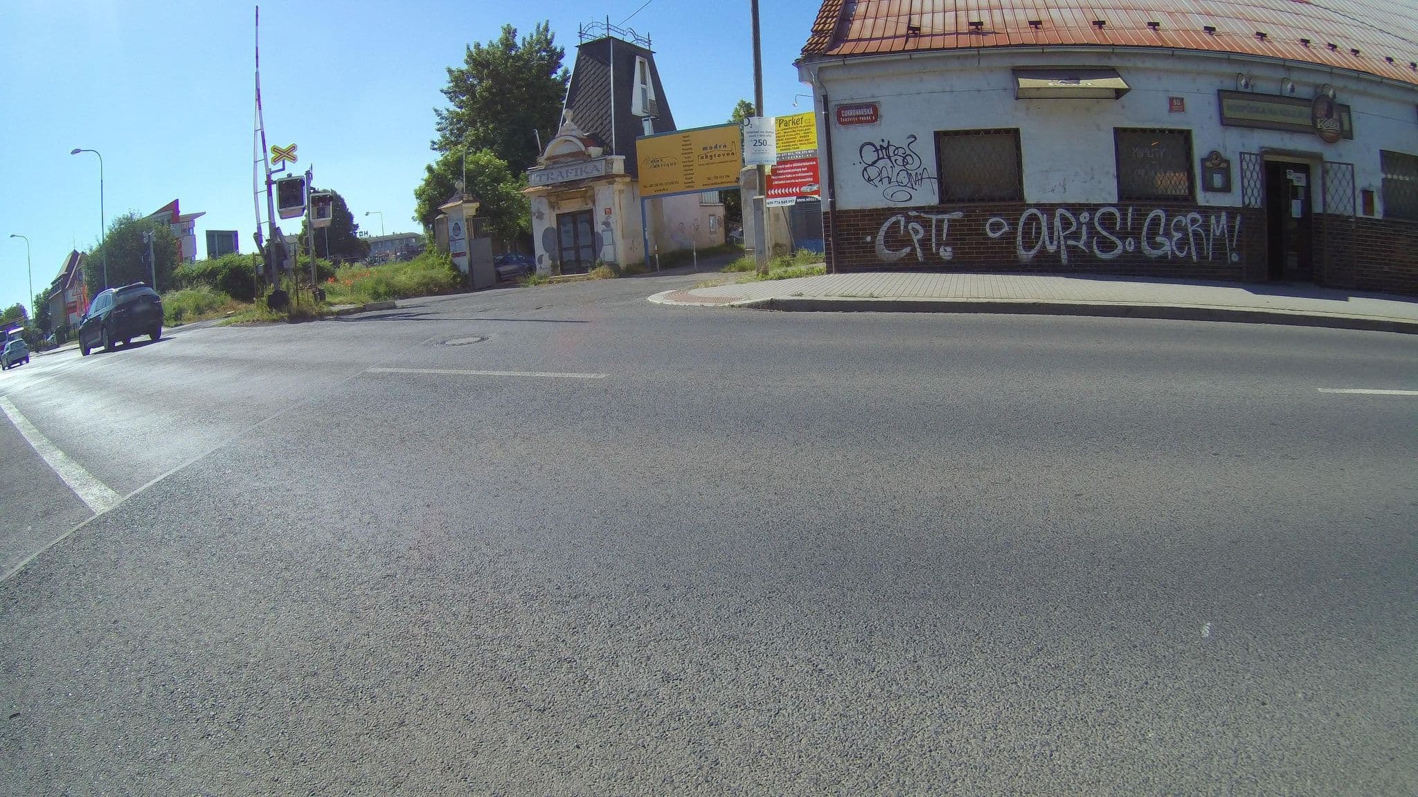 Street view near Ubytovny Praha, Čakovice — © vladac (CC BY-SA · Mapillary)