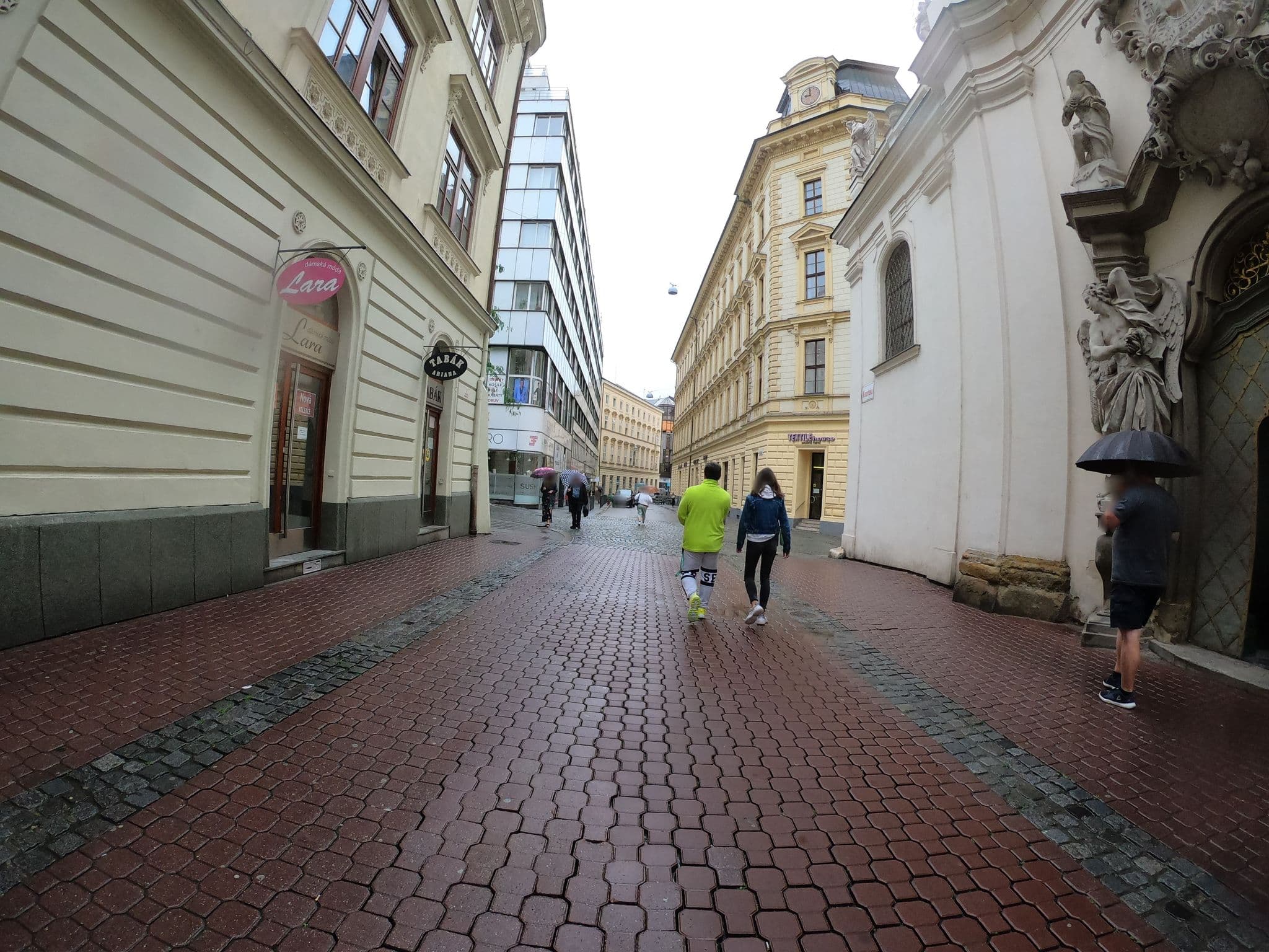 Street view near Grandezza Hotel Luxury Palace, Brno střed — © richlv (CC BY-SA · Mapillary)