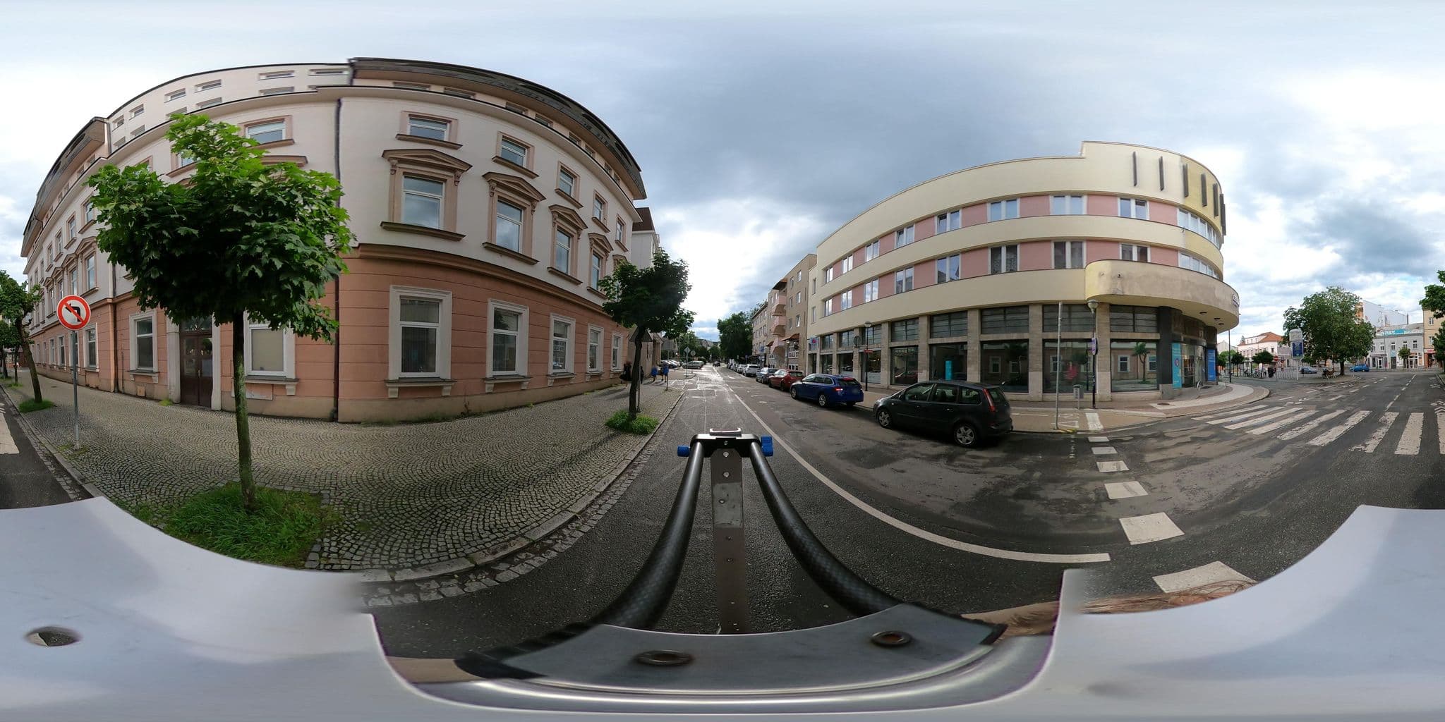 Street view near Hotel Junior Podebrady, Poděbrady — © wegavision (CC BY-SA · Mapillary)